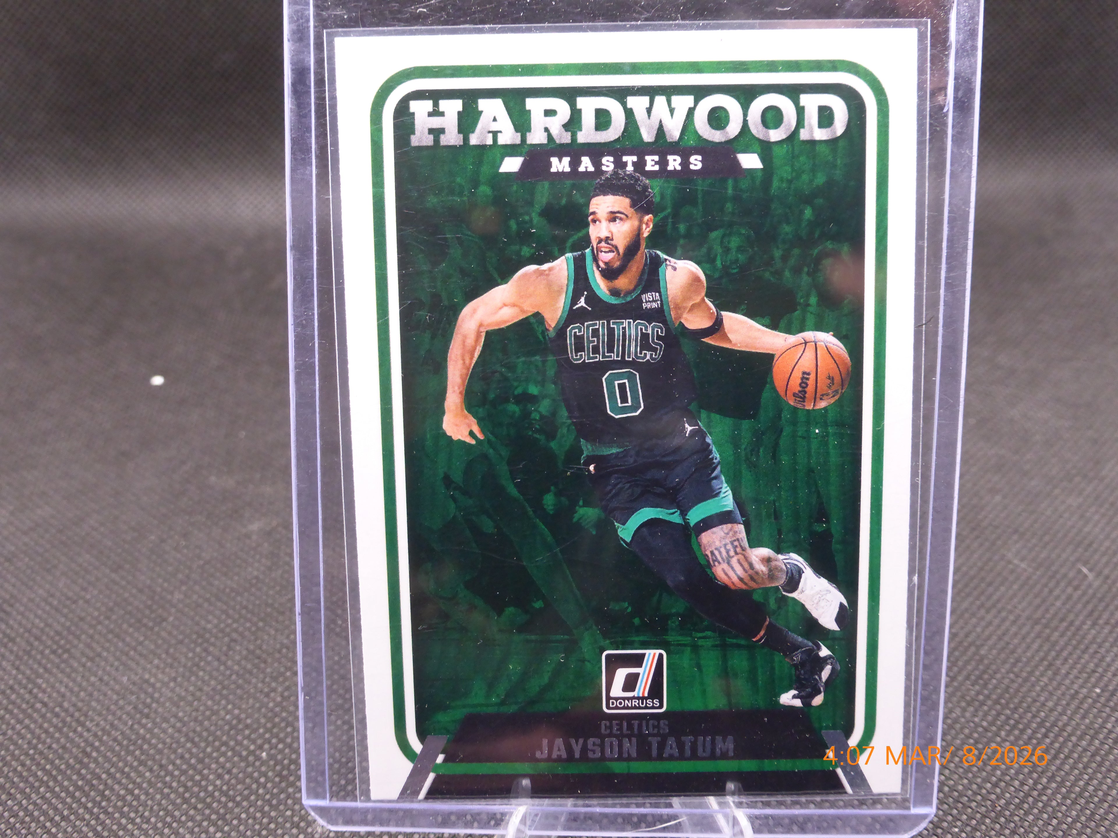 24 Donruss Jayson Tatum #8 Hardwood Masters