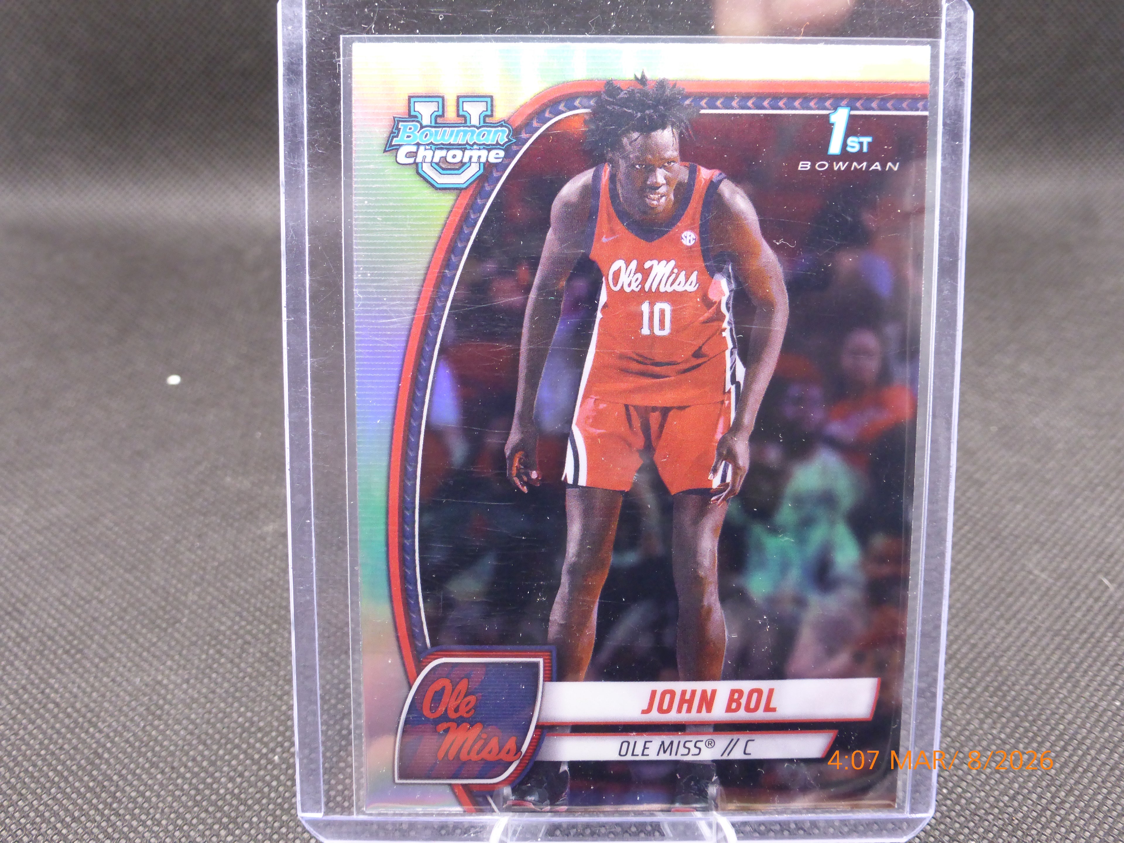 25 Bowman University Chrome John Bol #31 Refractor