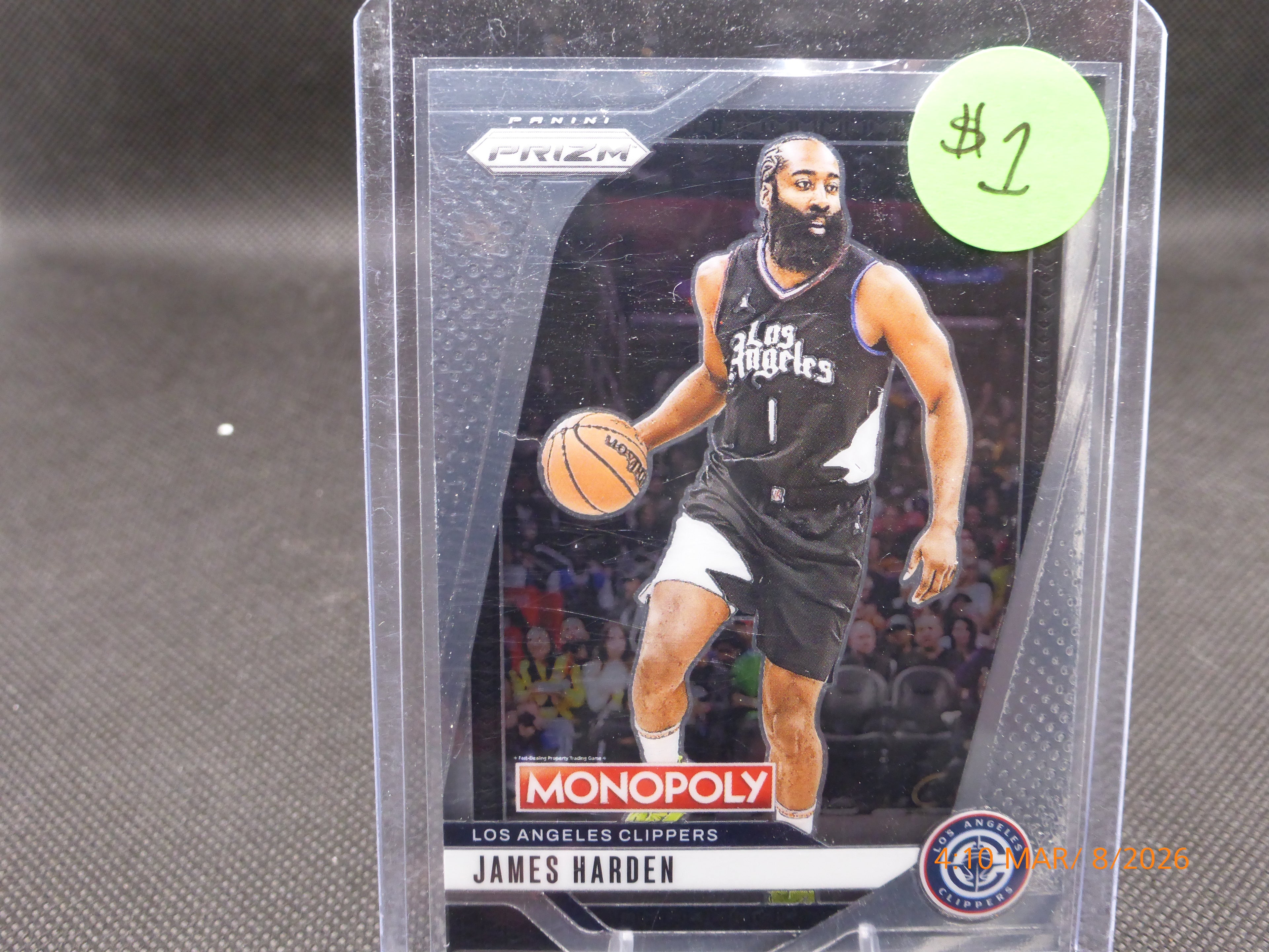 25 Prizm Monopoly James Harden #20
