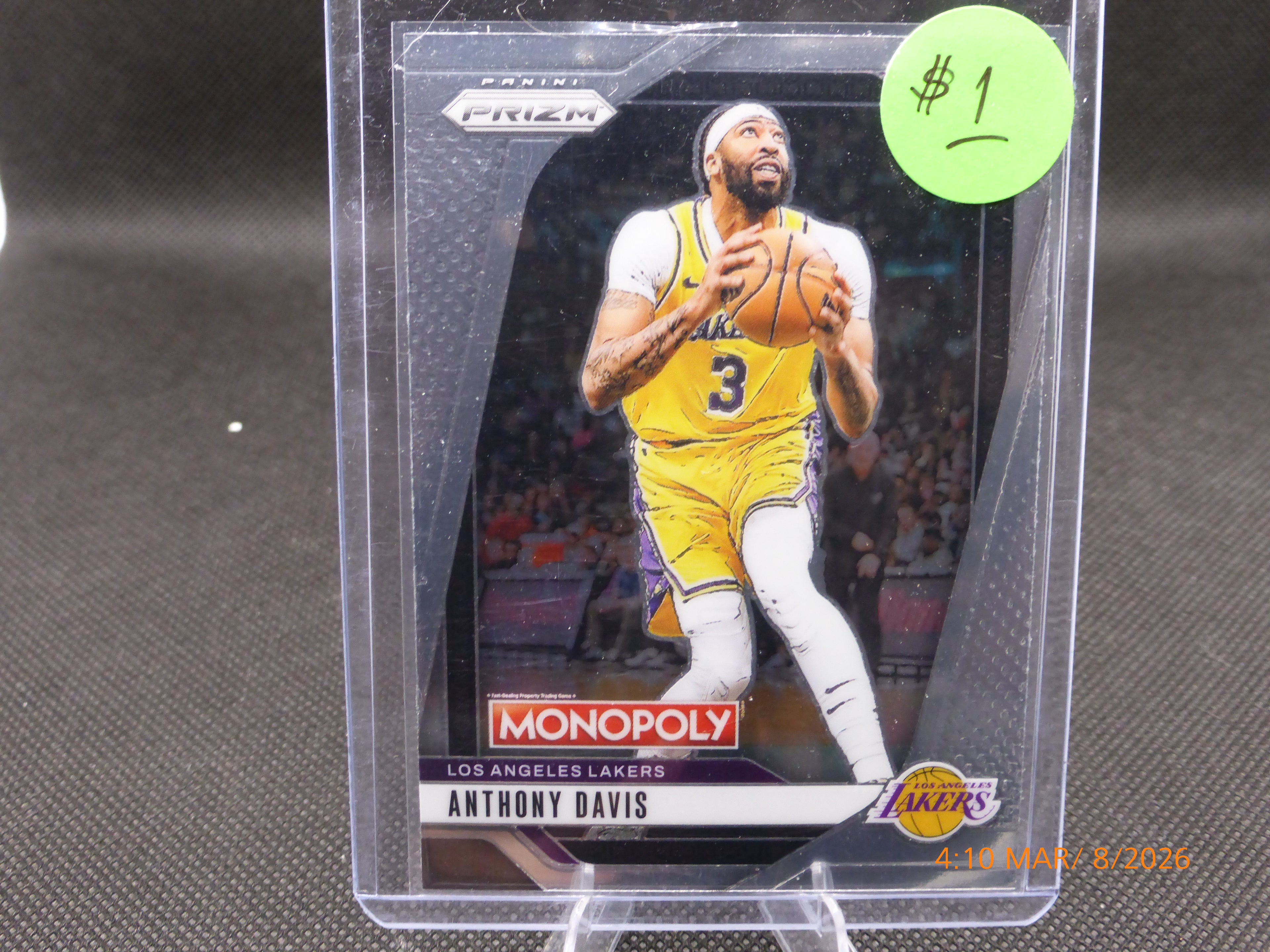 25 Prizm Monopoly Anthony Davis #44