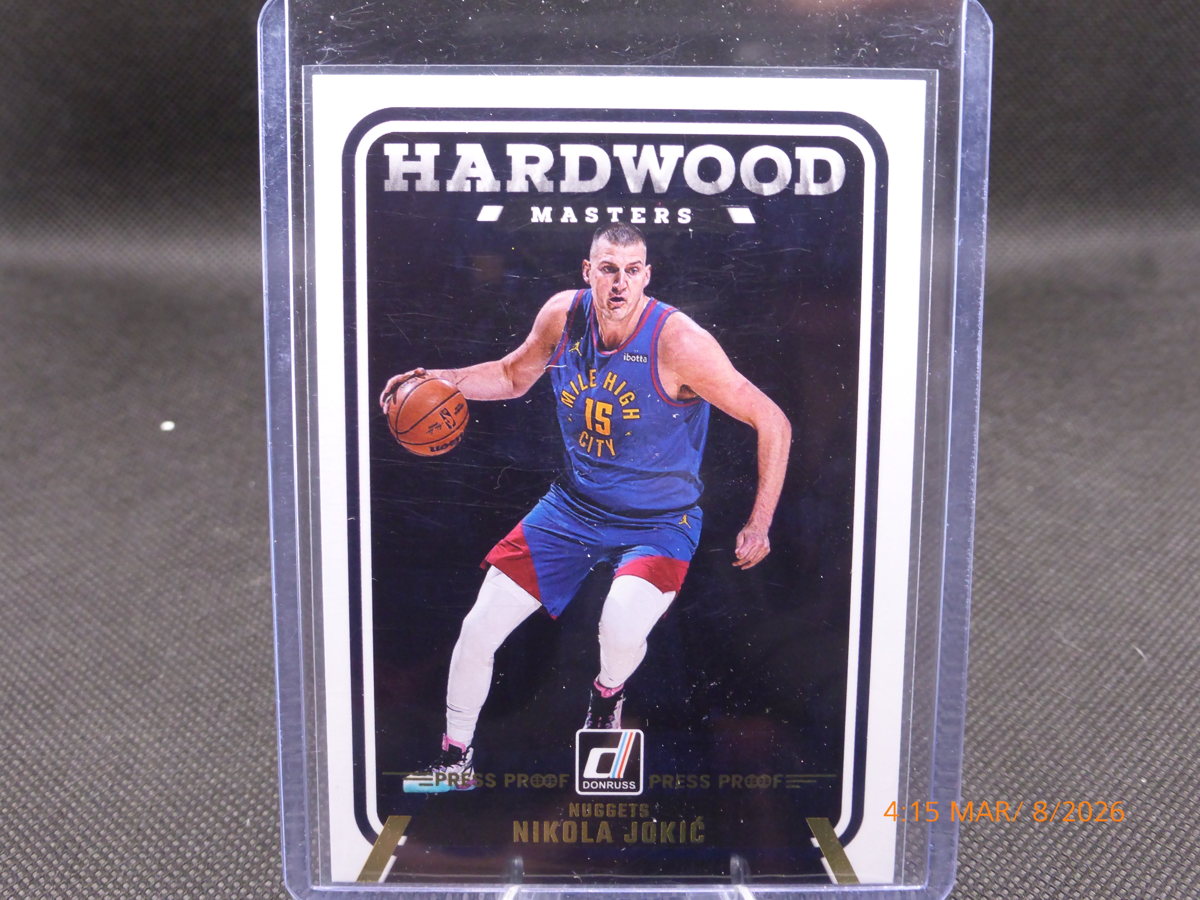 24 Donruss Niola Jokic #3 Hardwood Masters Pree Proof