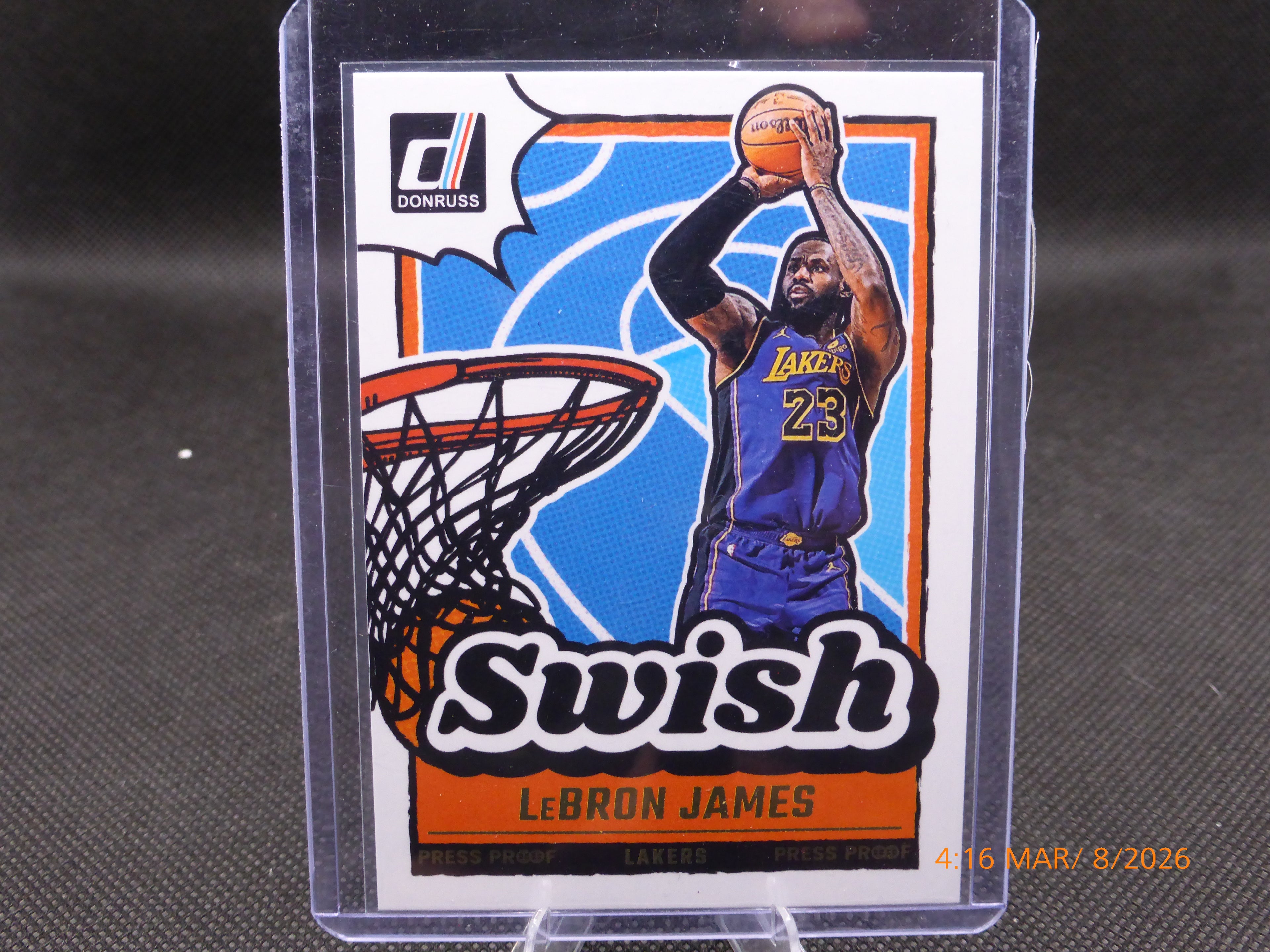 24 Donruss LeBron James #5 Swish