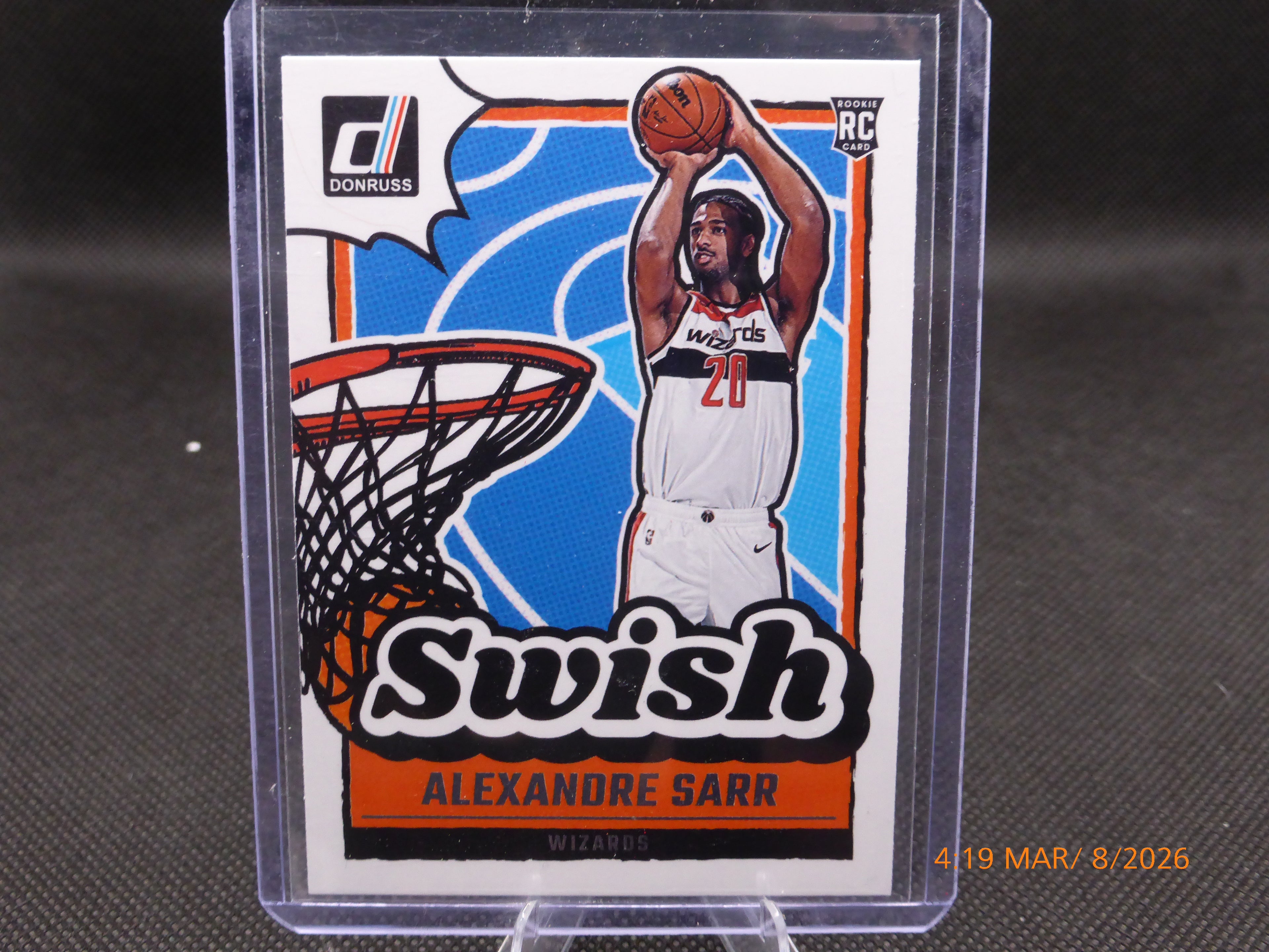 24 Donruss Alexandre Sarr #8 Swish (RC)