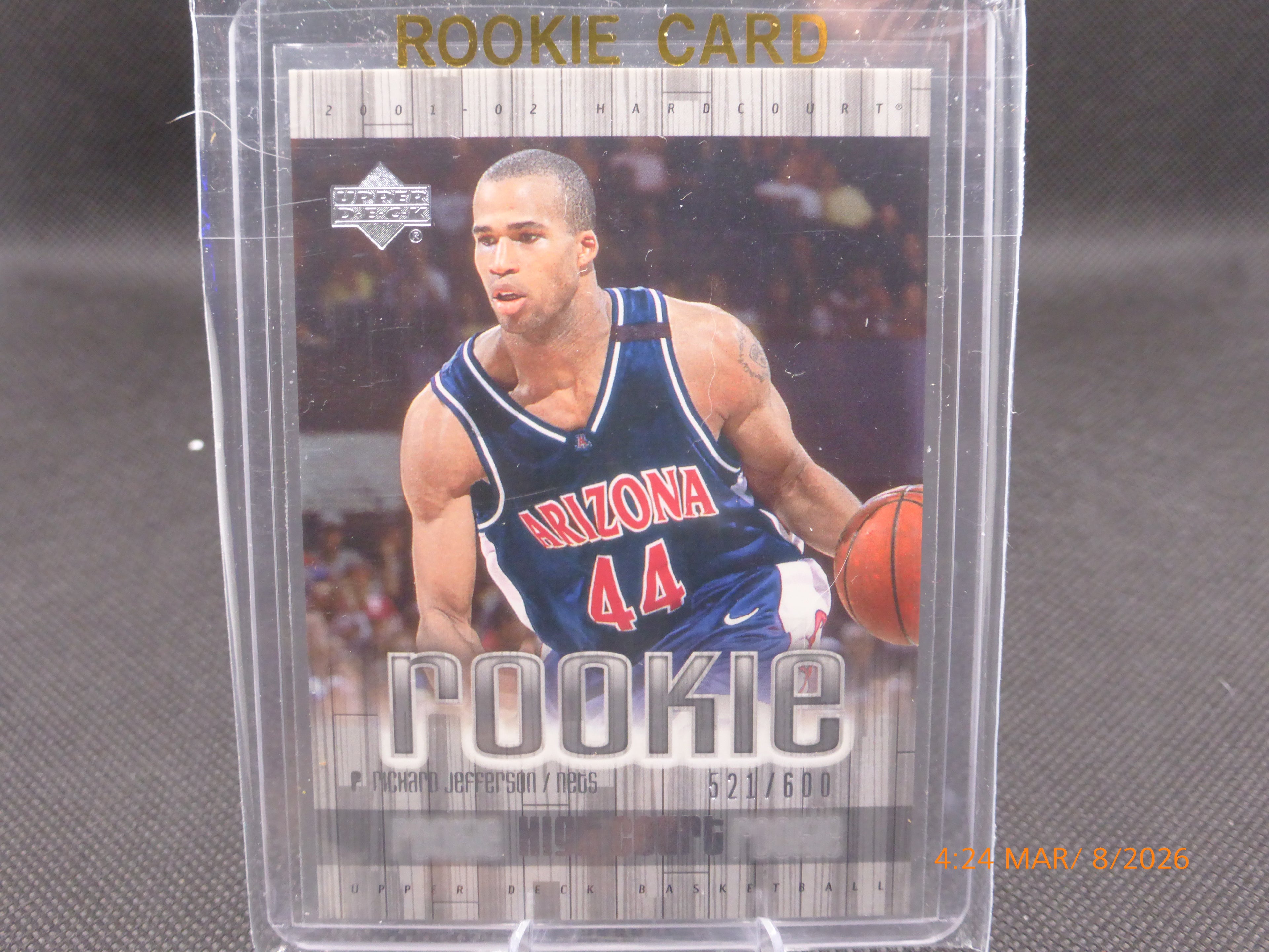 2001 Upper Deck Richard Jefferson #102 Rookie High Court (RC) 521/600