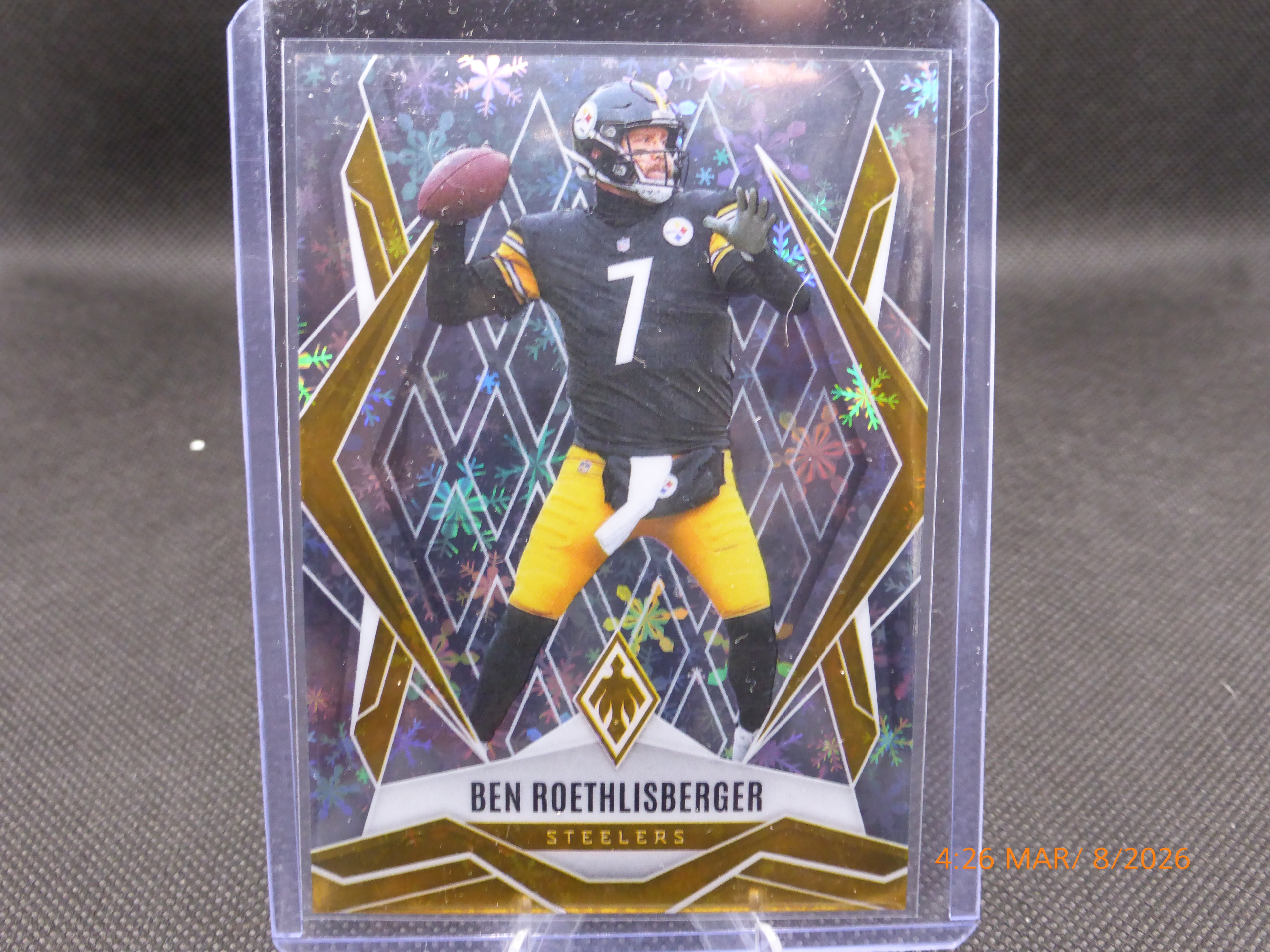 25 Phoenix Ben Roethlisberger #89 Silver Snowflake