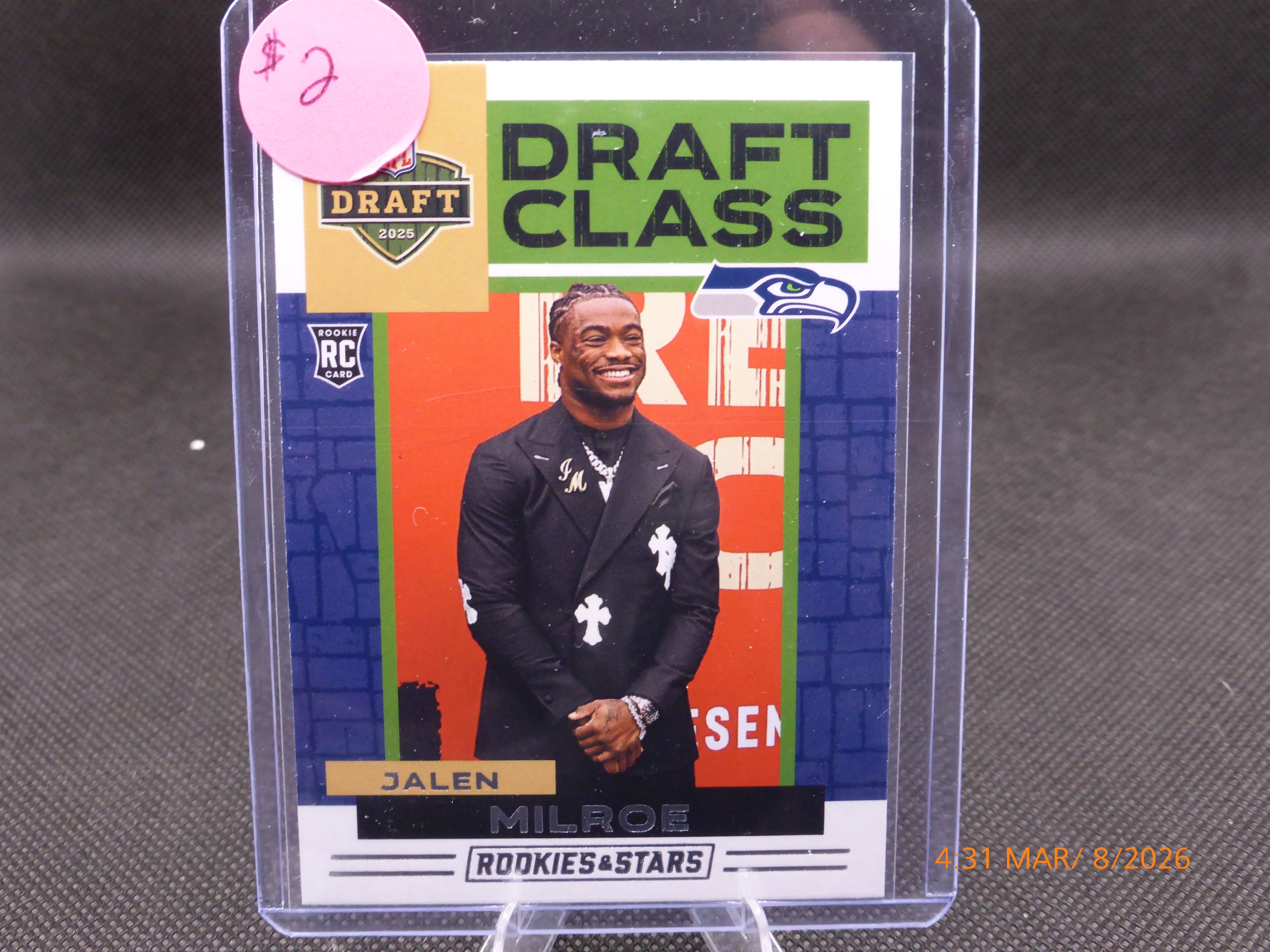 25 Rookie and Stars Jalen Milroe #11 Draft Class