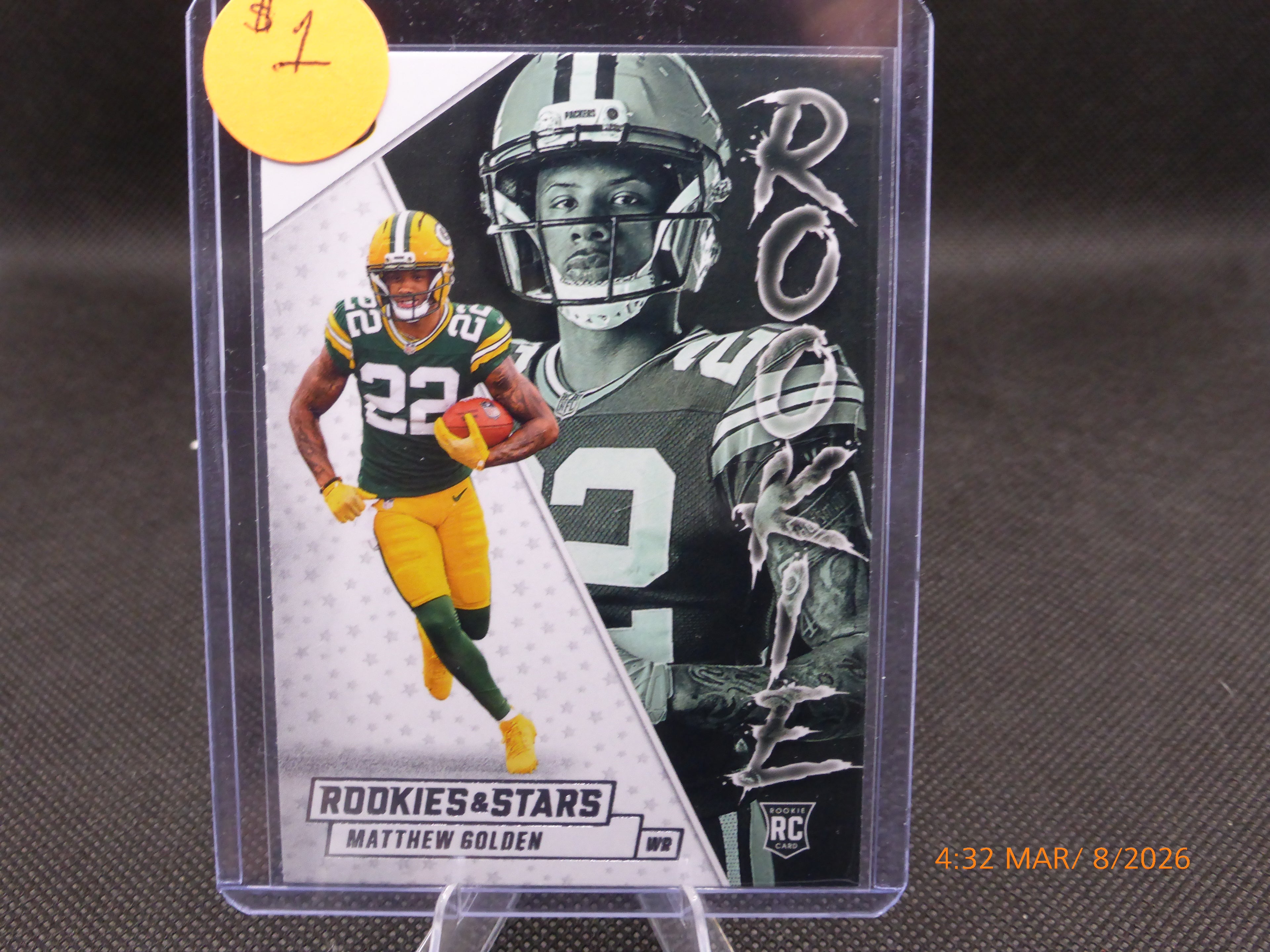 25 Rookie and Stars Matthew Golden #15 Rookie