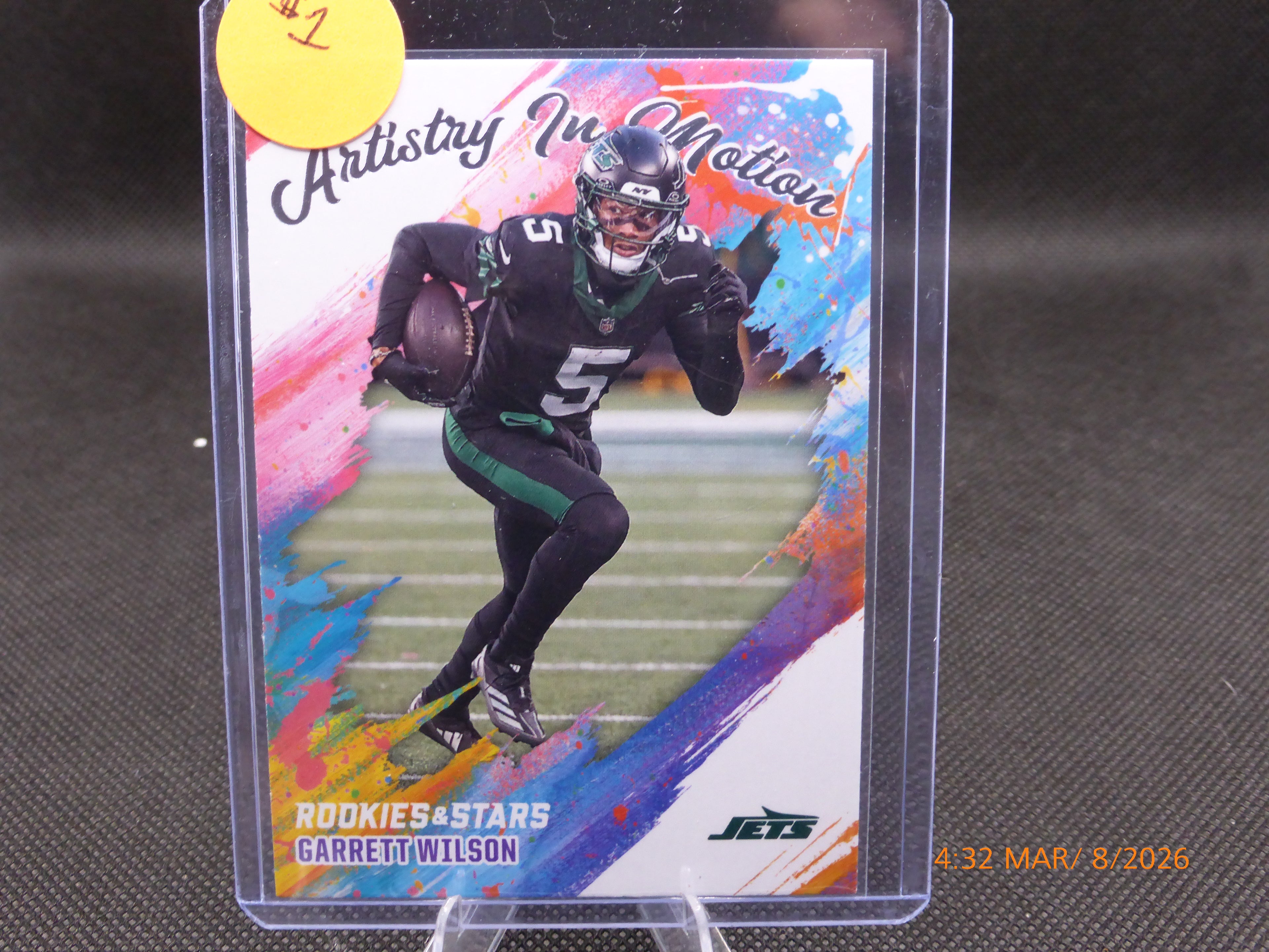 25 Rookie and Stars Garrett Wilson #17 Artistry in Motion