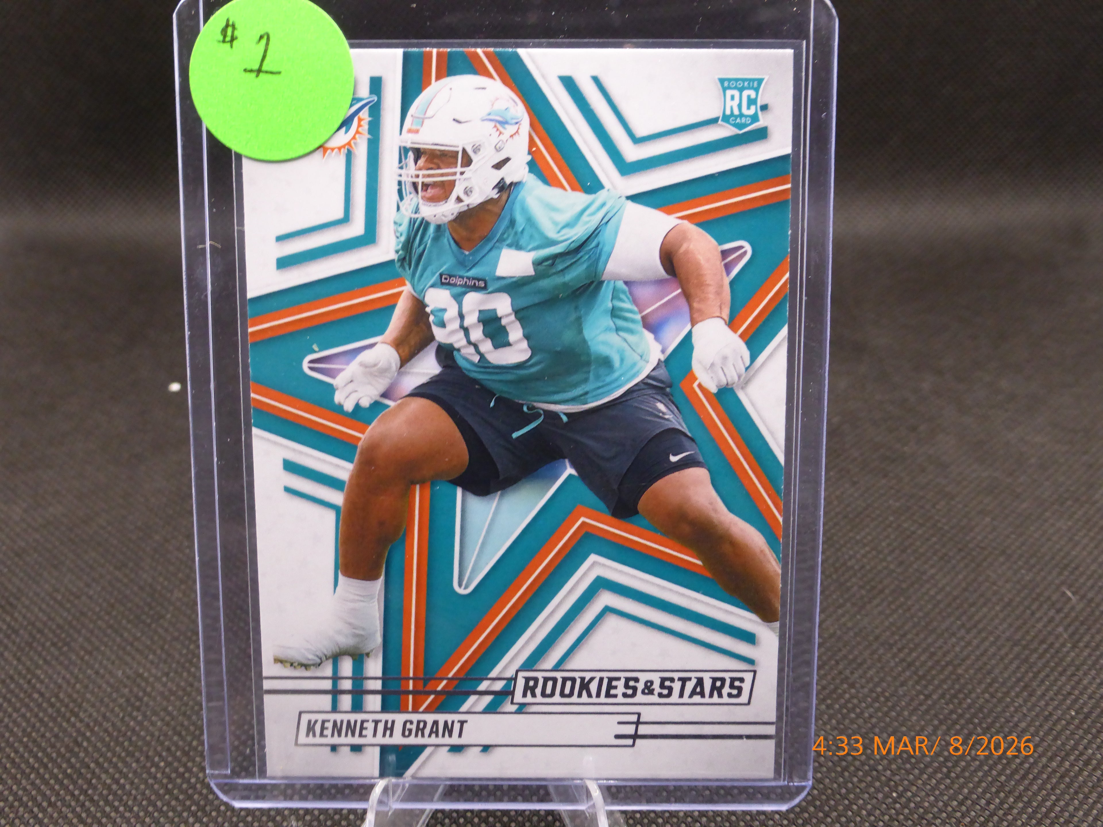 25 Rookies and Stars Kenneth Grant #150