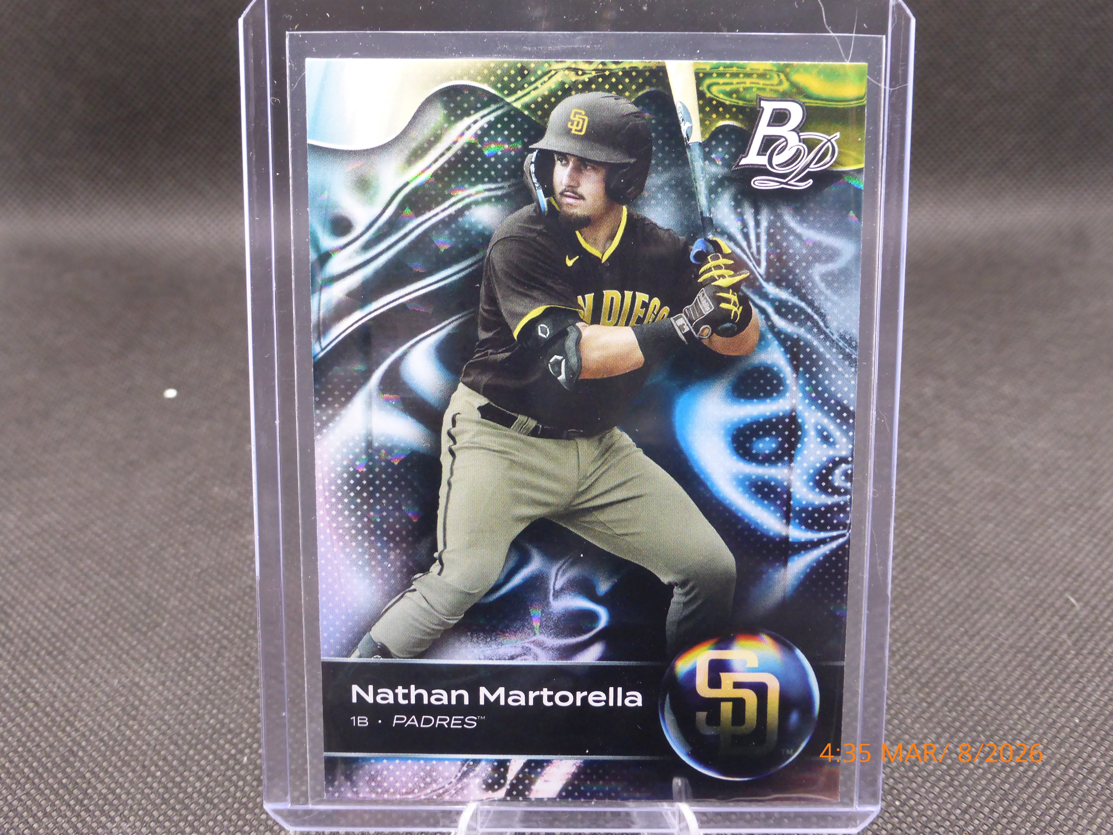 23 Bowman Platinum Nathan Martorella #TOP-8 Ice Foil (RC)
