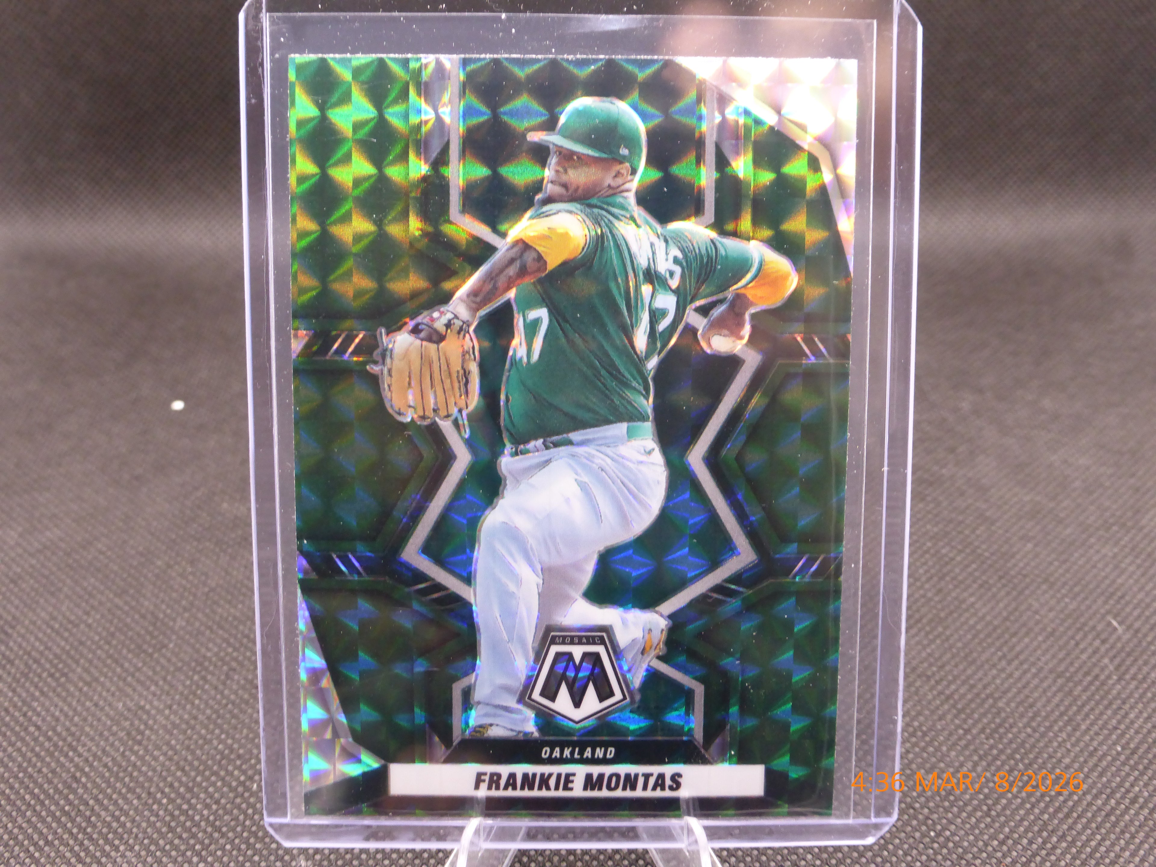 22 Mosaic Frankie Montas #157 Green Mosaic