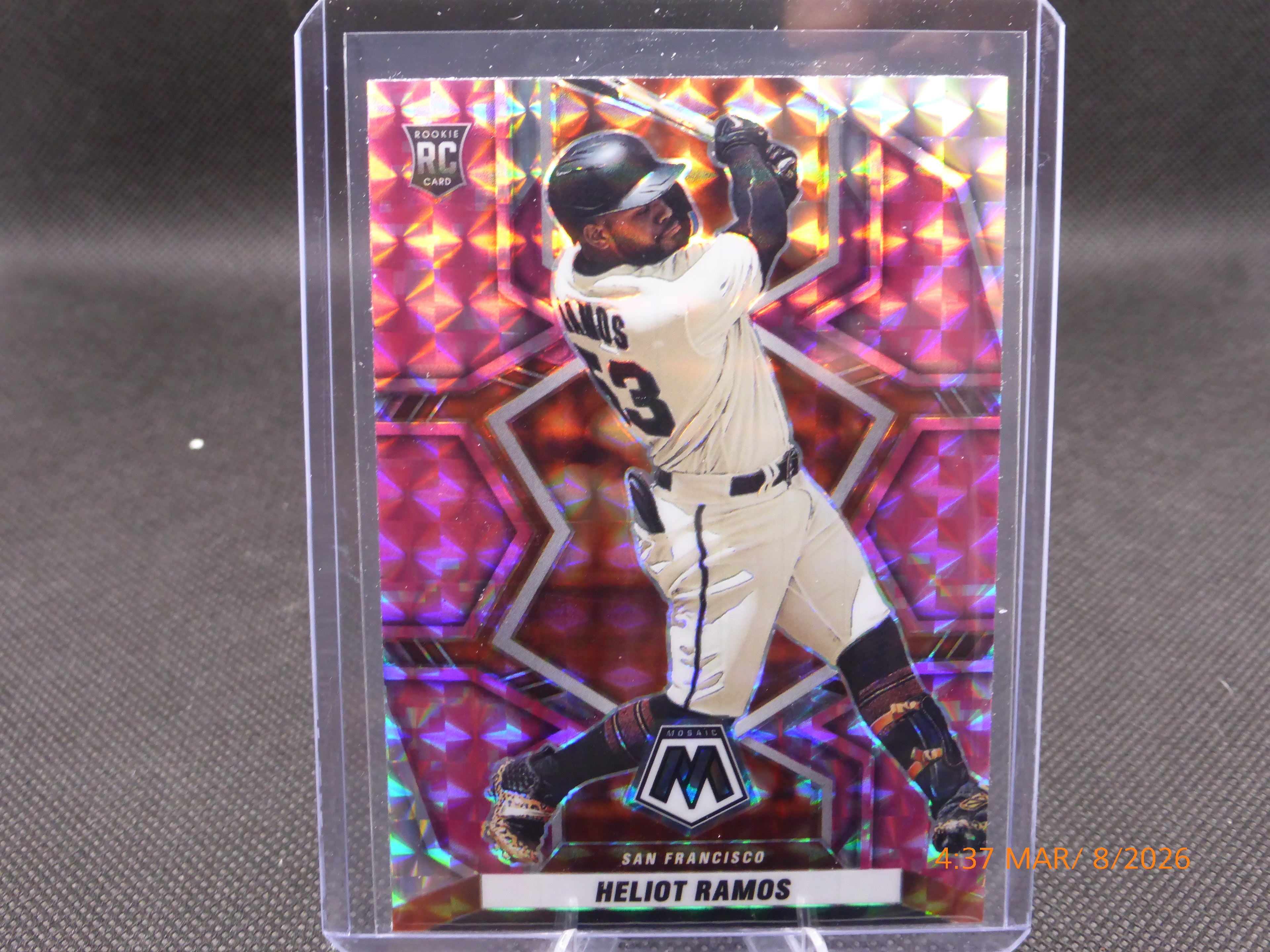 22 Mosaic Heliot Ramos #276 Pink Mosaic Prizm (RC)