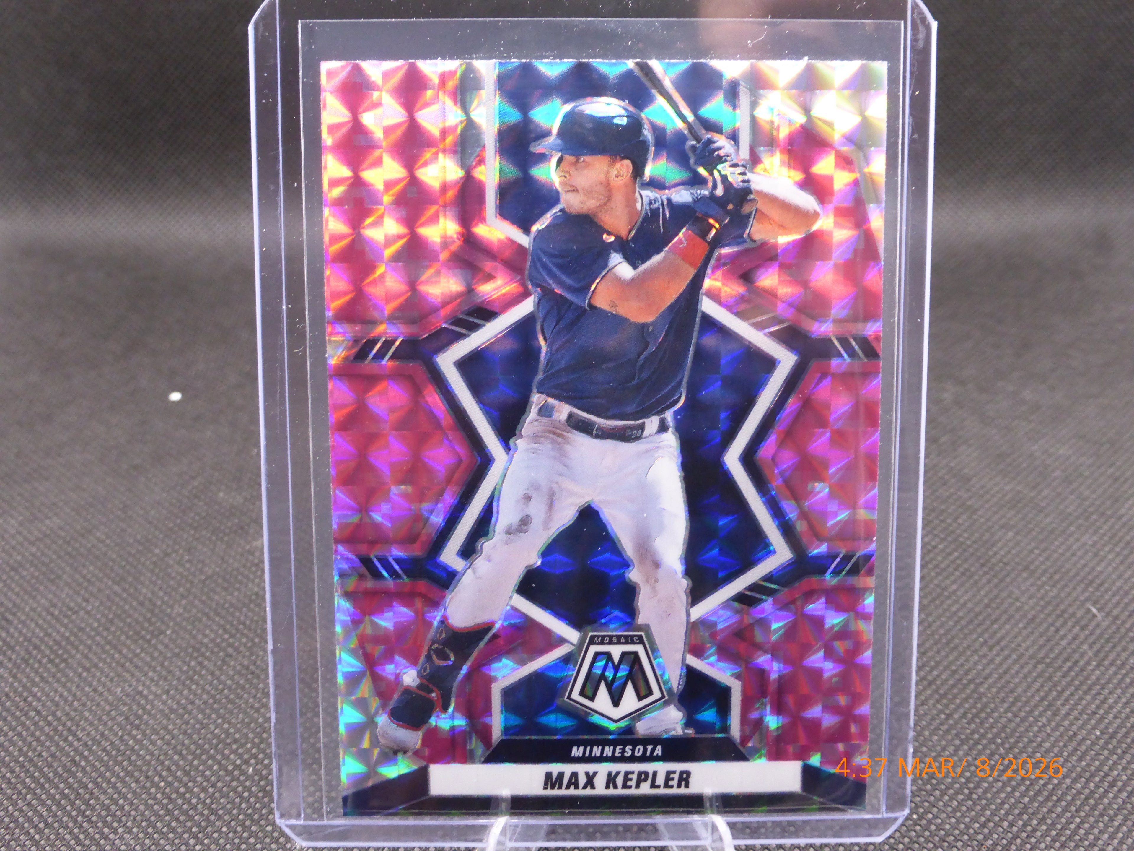 22 Mosaic Max Kepler #7 Pink Mosaic Prizm (RC)