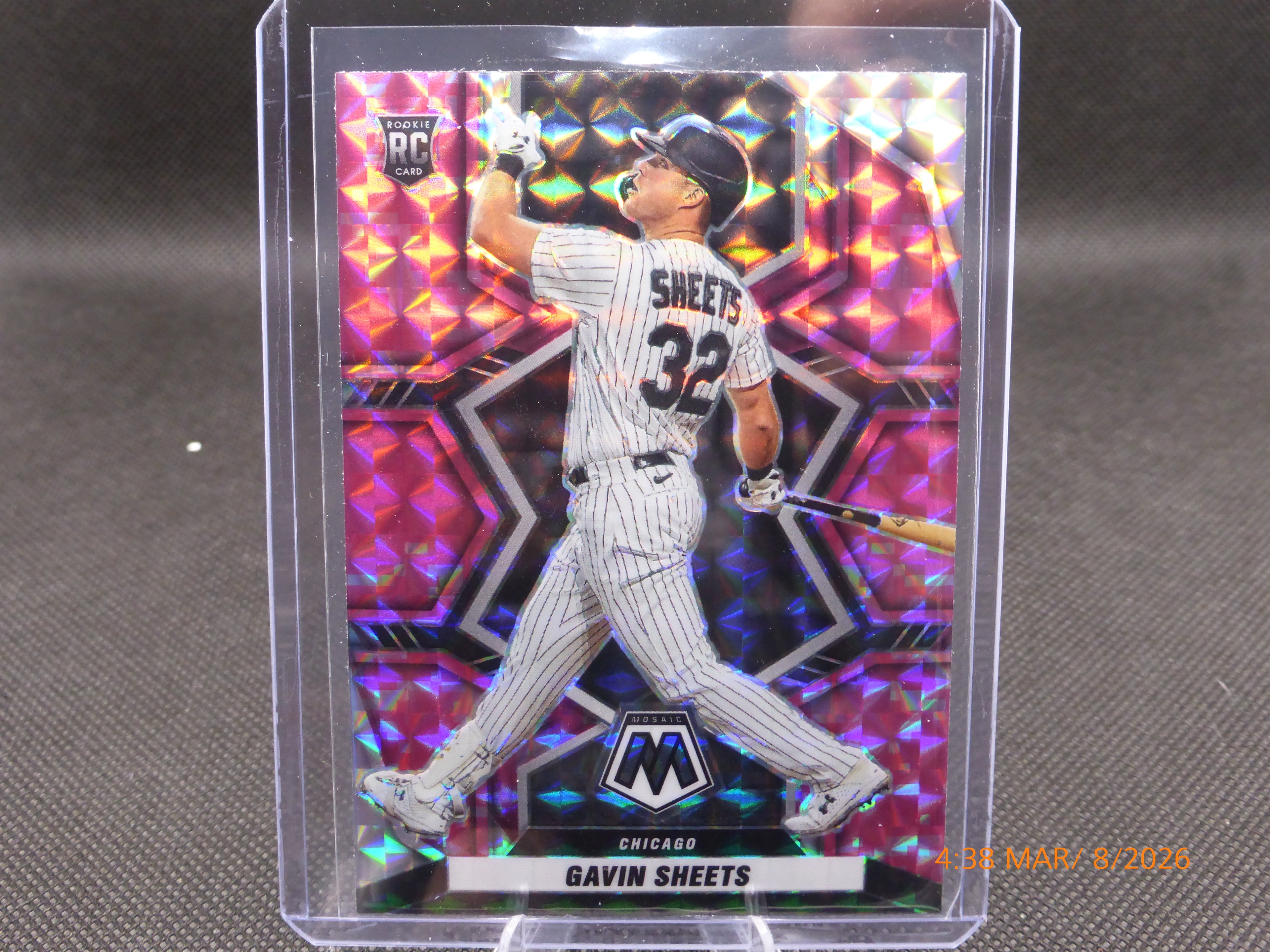 22 Mosaic Gavin Sheets #212 Pink Mosaic Prizm (RC)