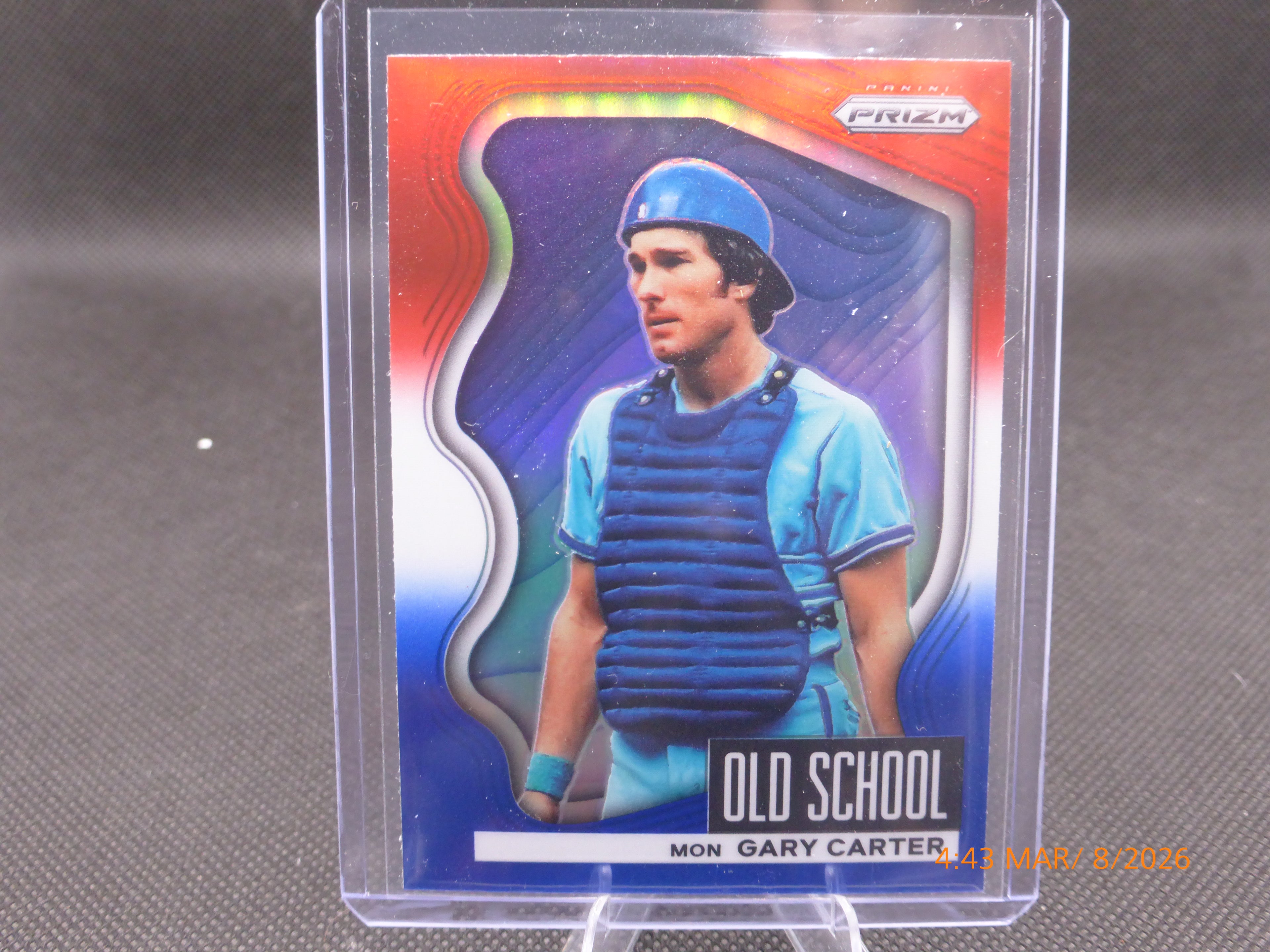22 Prizm Gary Carter #OS-10 Red White Blue Old School Prizm