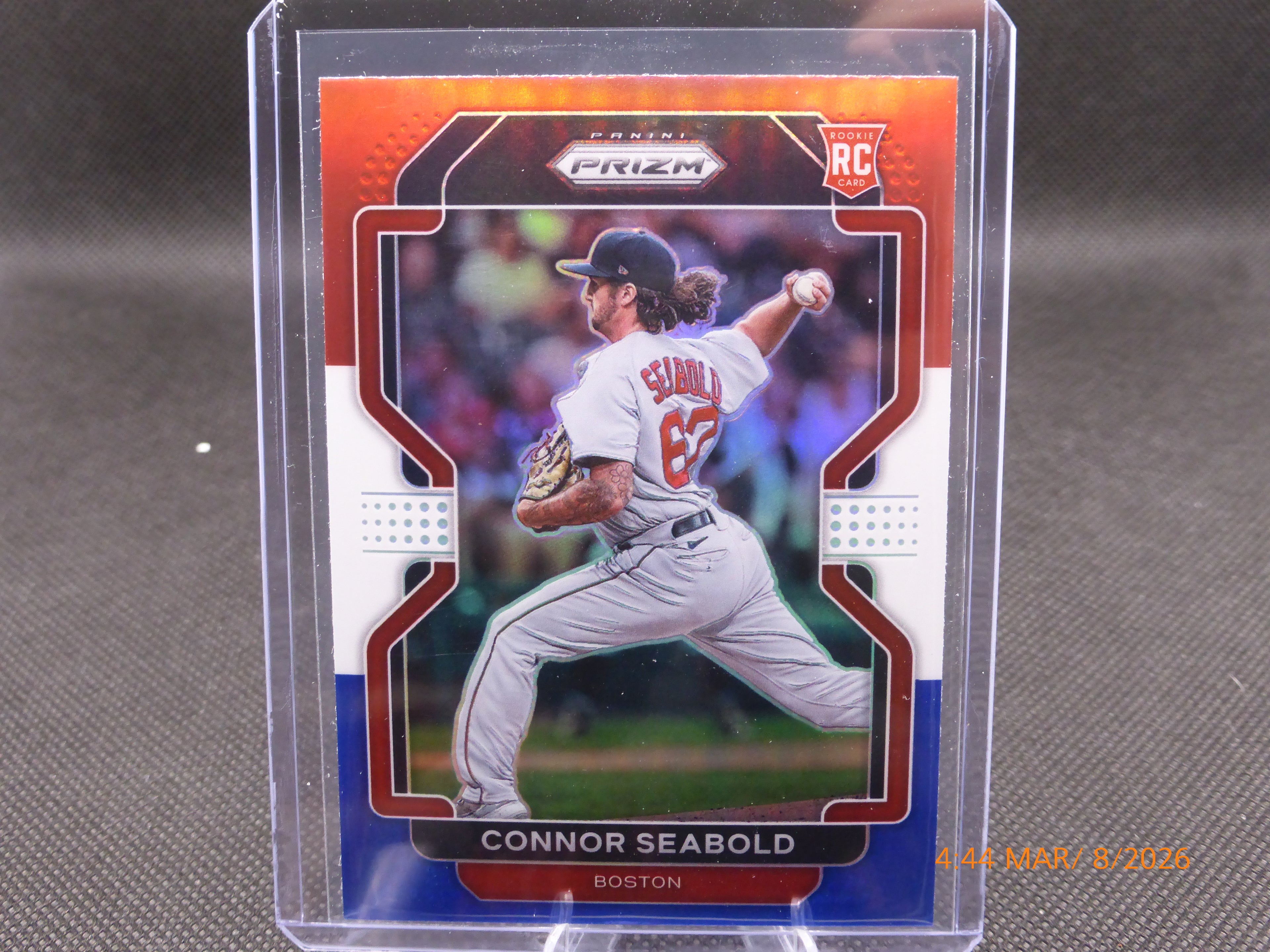 22 Prizm Connor Seabold #86 Red White Blue Prizm (RC)