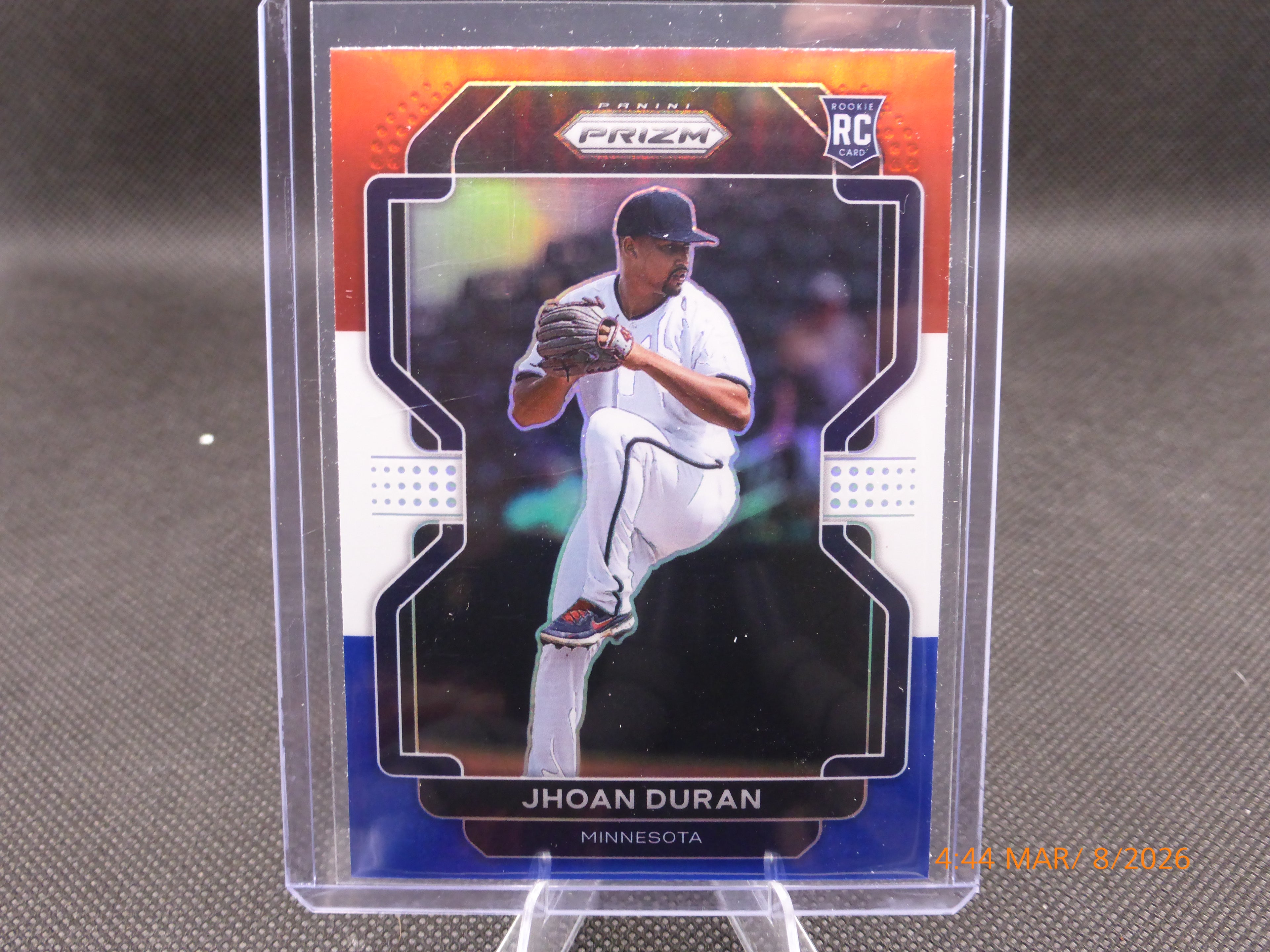 22 Prizm Jhoan Duran #30 Red White Blue Prizm (RC)