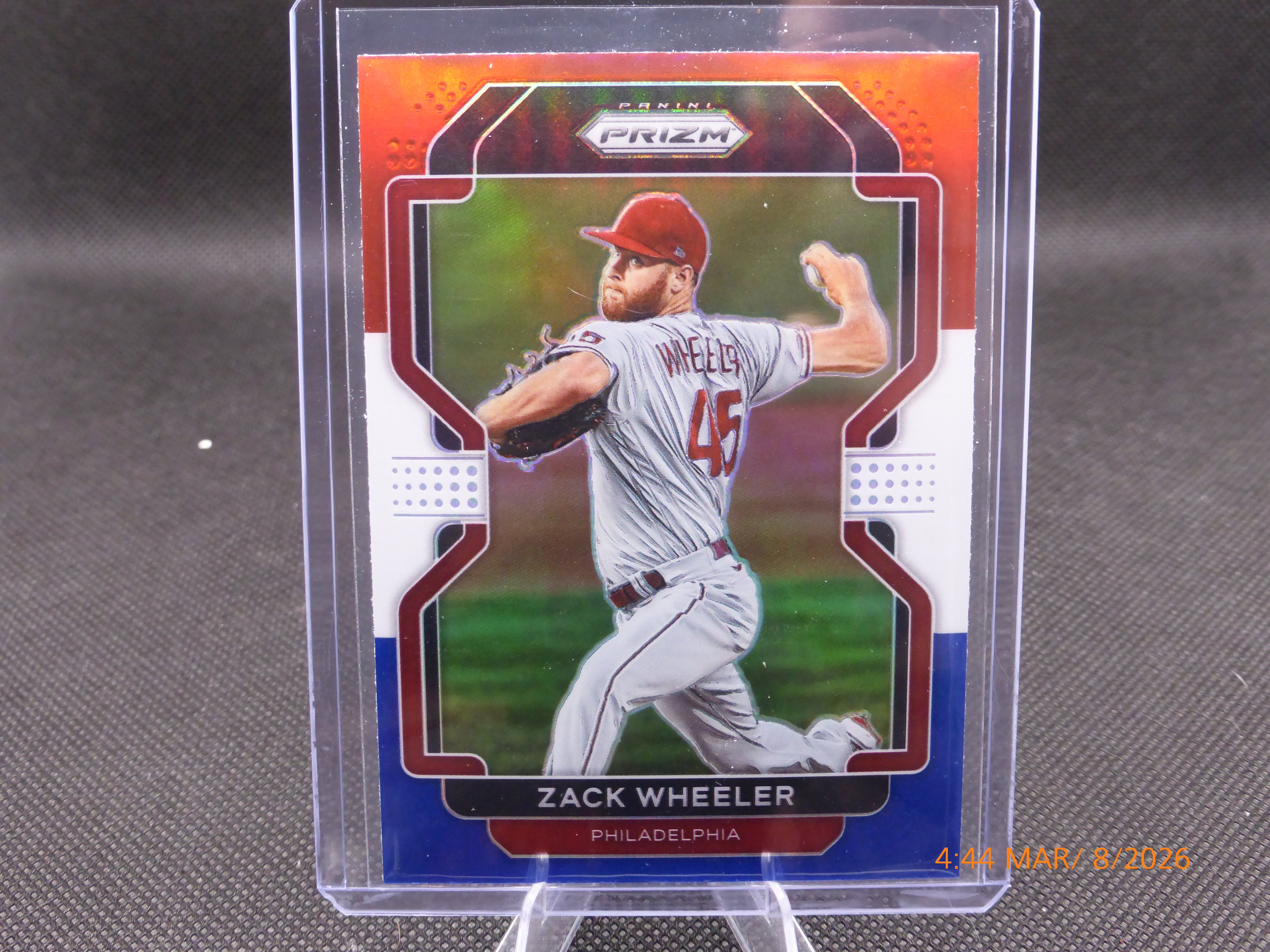 22 Prizm Zack Wheeler #222 Red White Blue Prizm