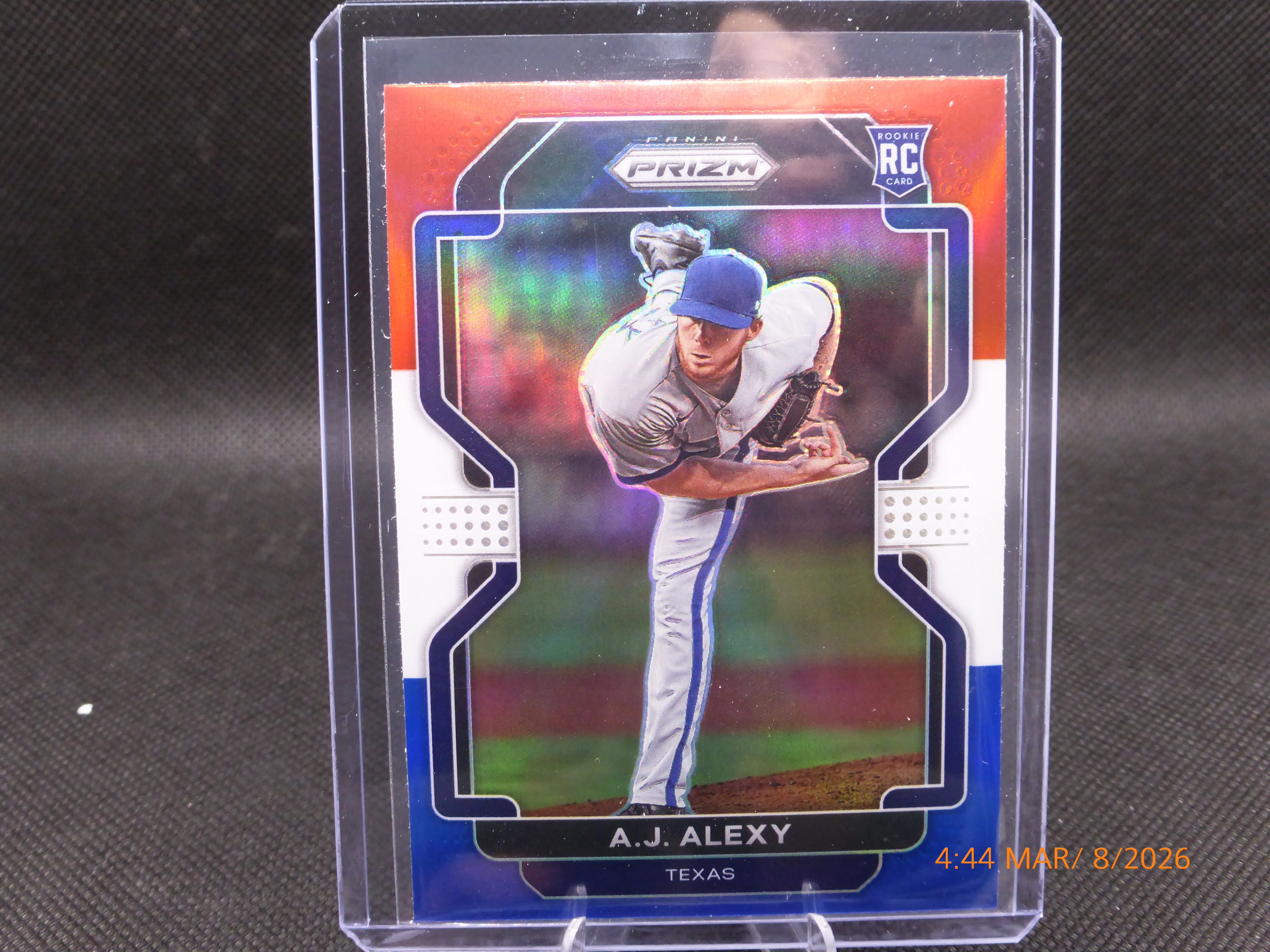 22 Prizm A.J. Alexy #150 Red White Blue Prizm (RC)