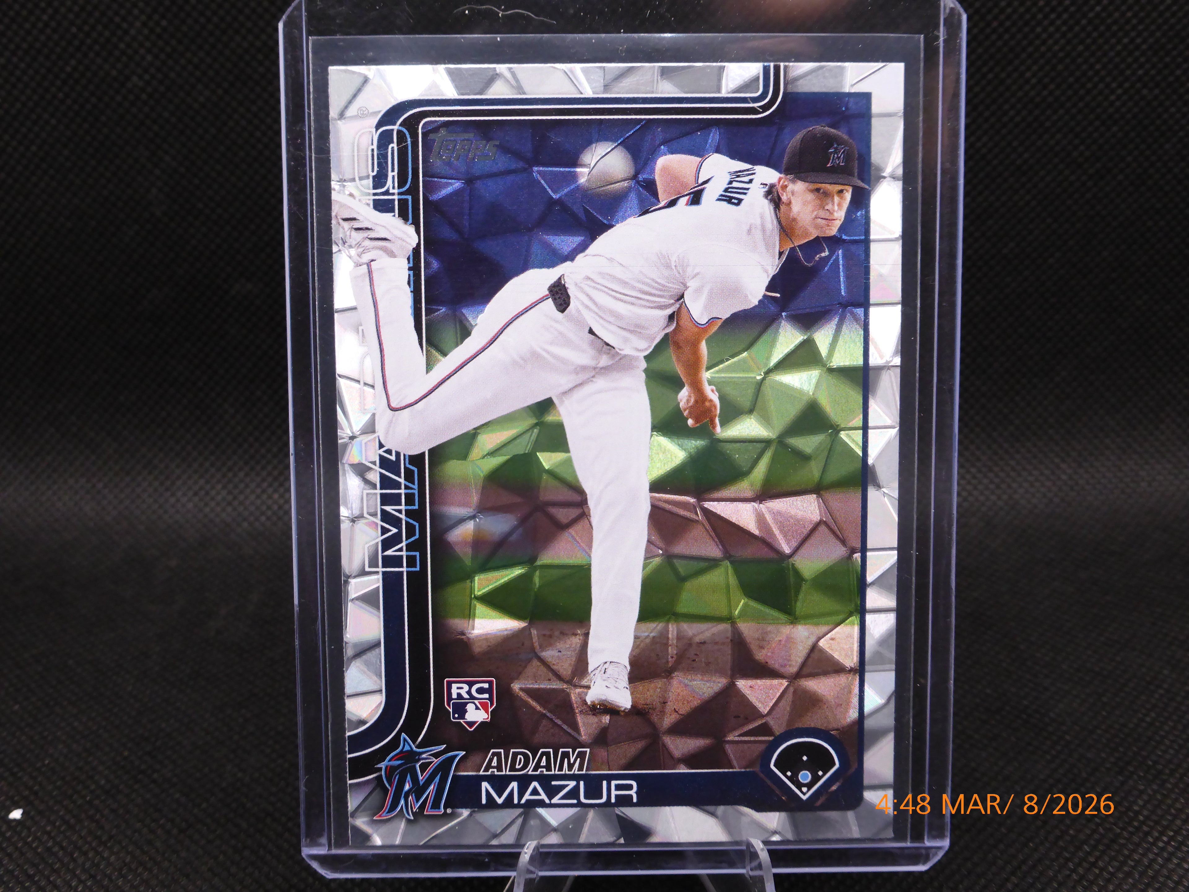 25 Topps Adam Mazur #309 Diamante Foil (RC)