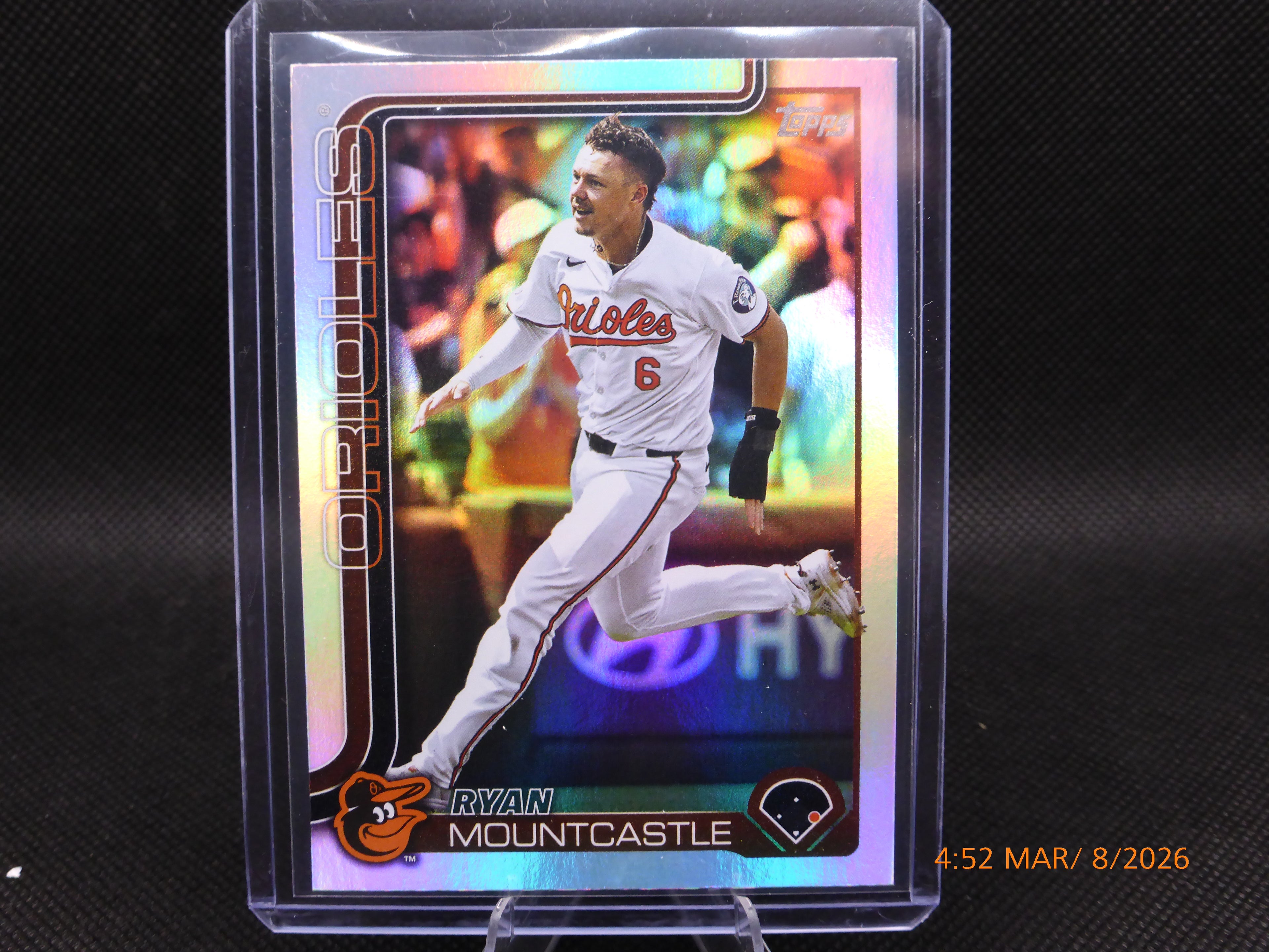 25 Topps Ryan Mountcastel #107 Refractor