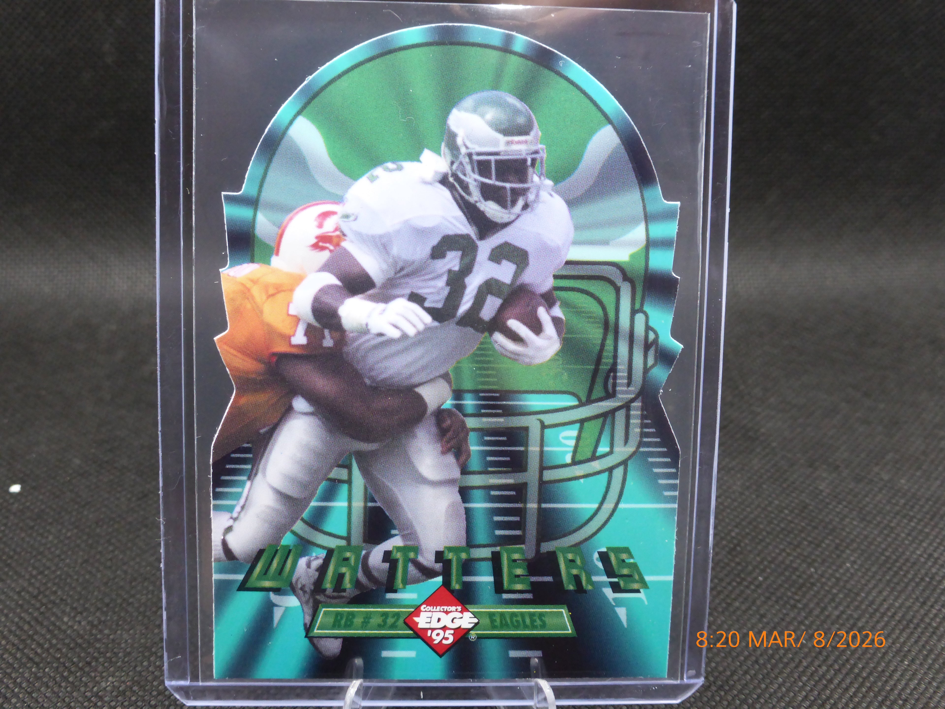 95 Collector's Edge Ricky Watters #11 of 12 Edge Tech Die Cut