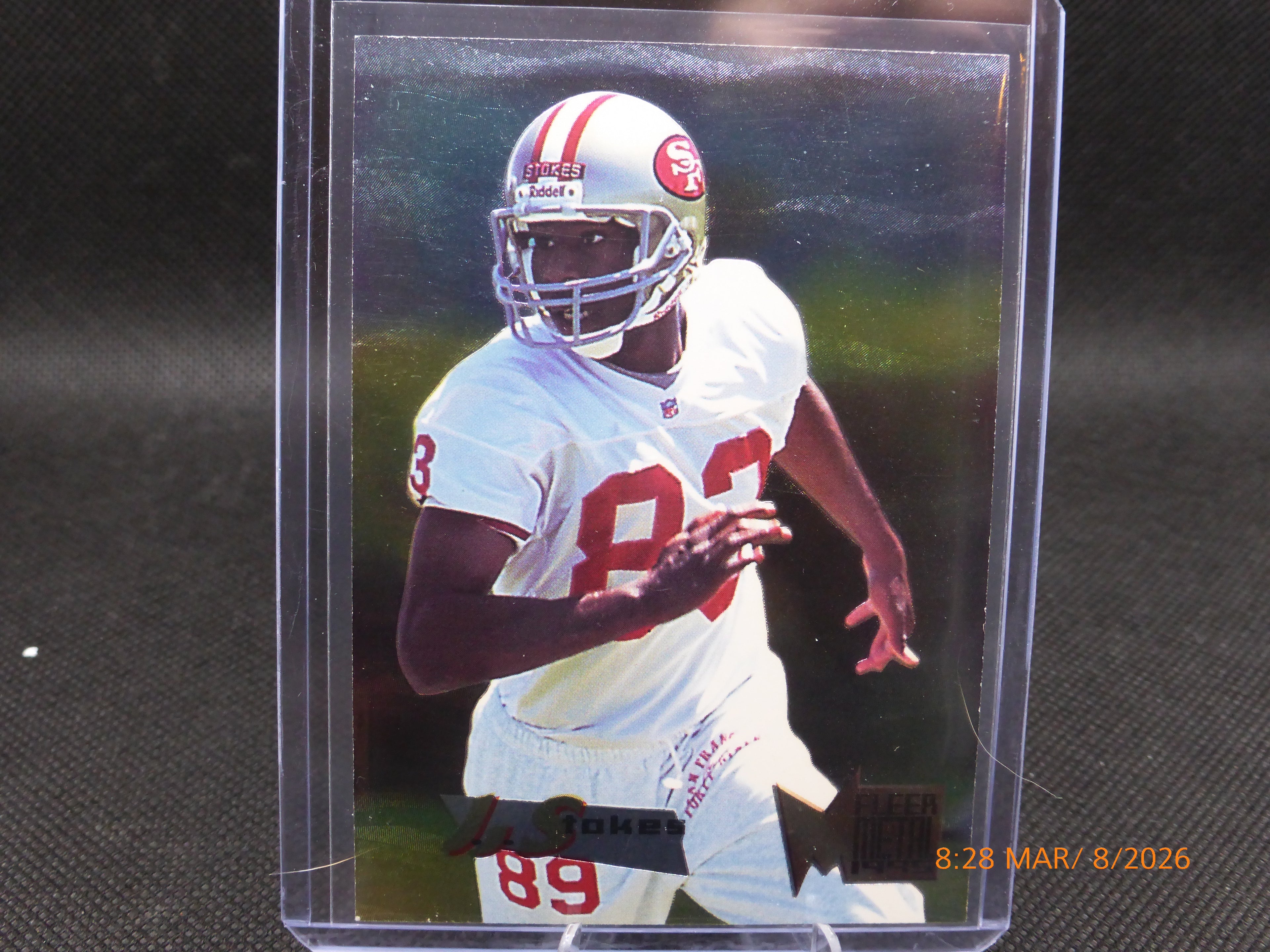 95 Fleer Metal J.J. Stokes #176