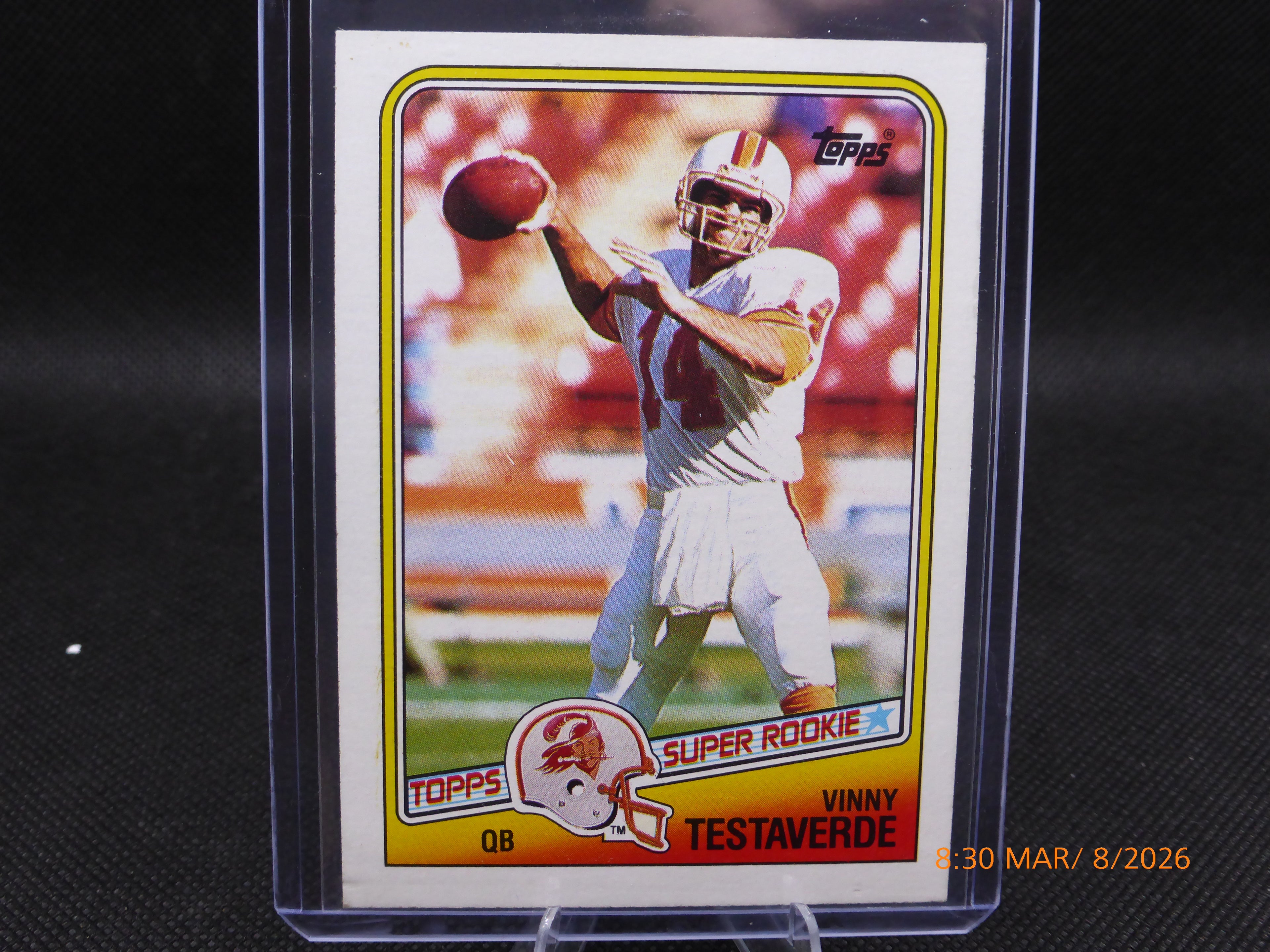 88 Topps Vinny Testaverde #352 Super Rookie