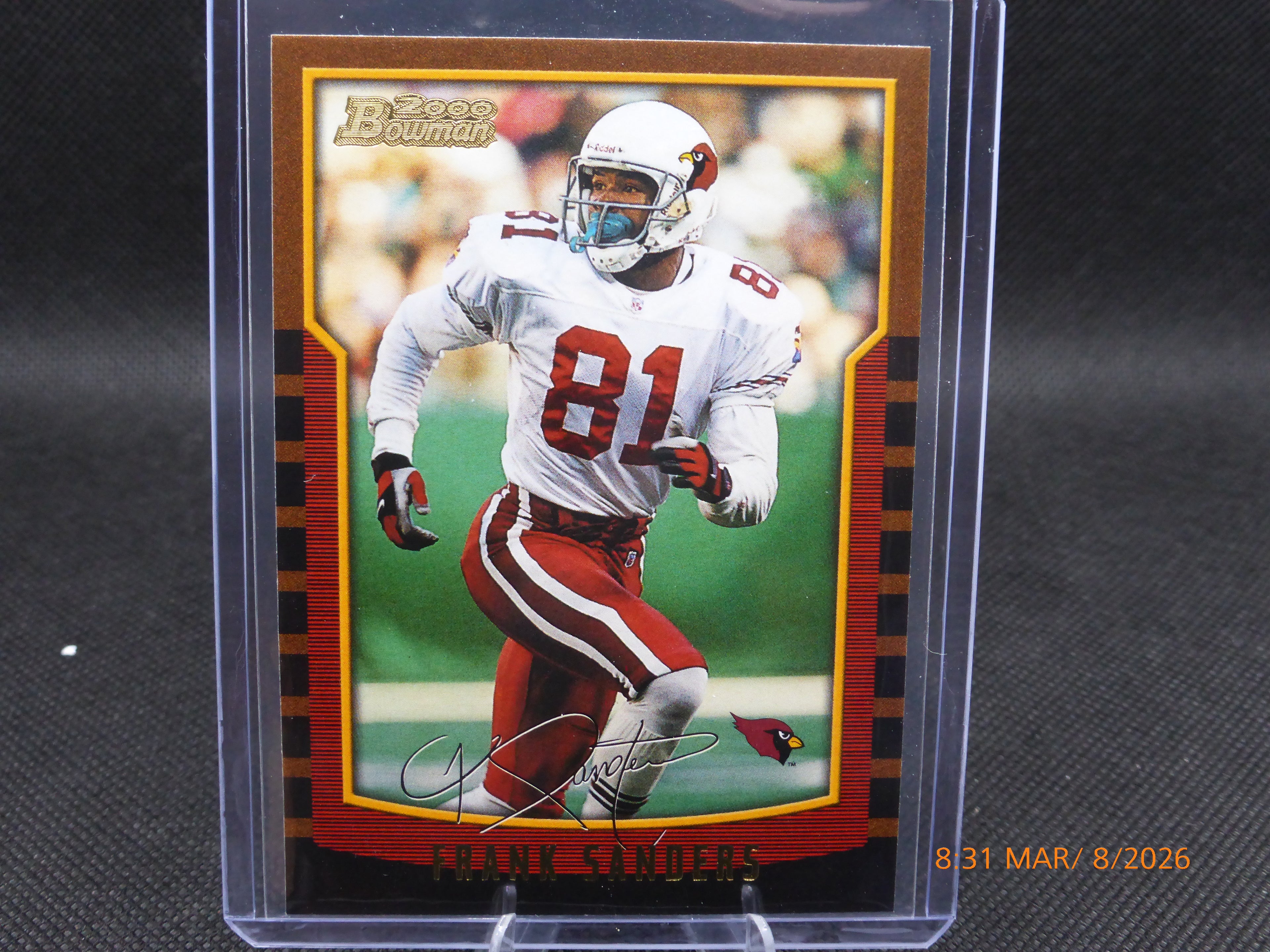 2000 Bowman Frank Sanders #16