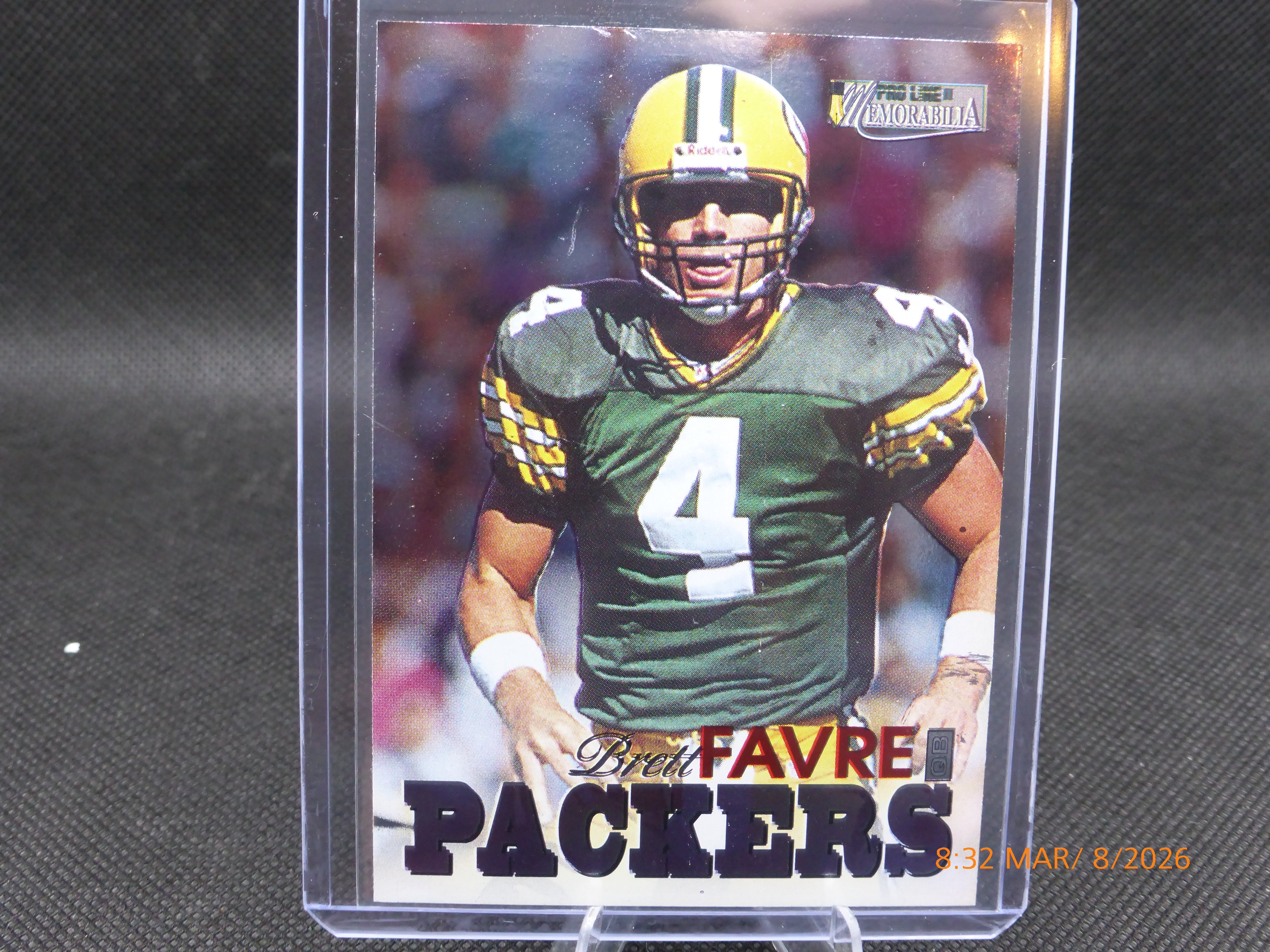 95 Pro Line II Memorabilia Brett Favre #88