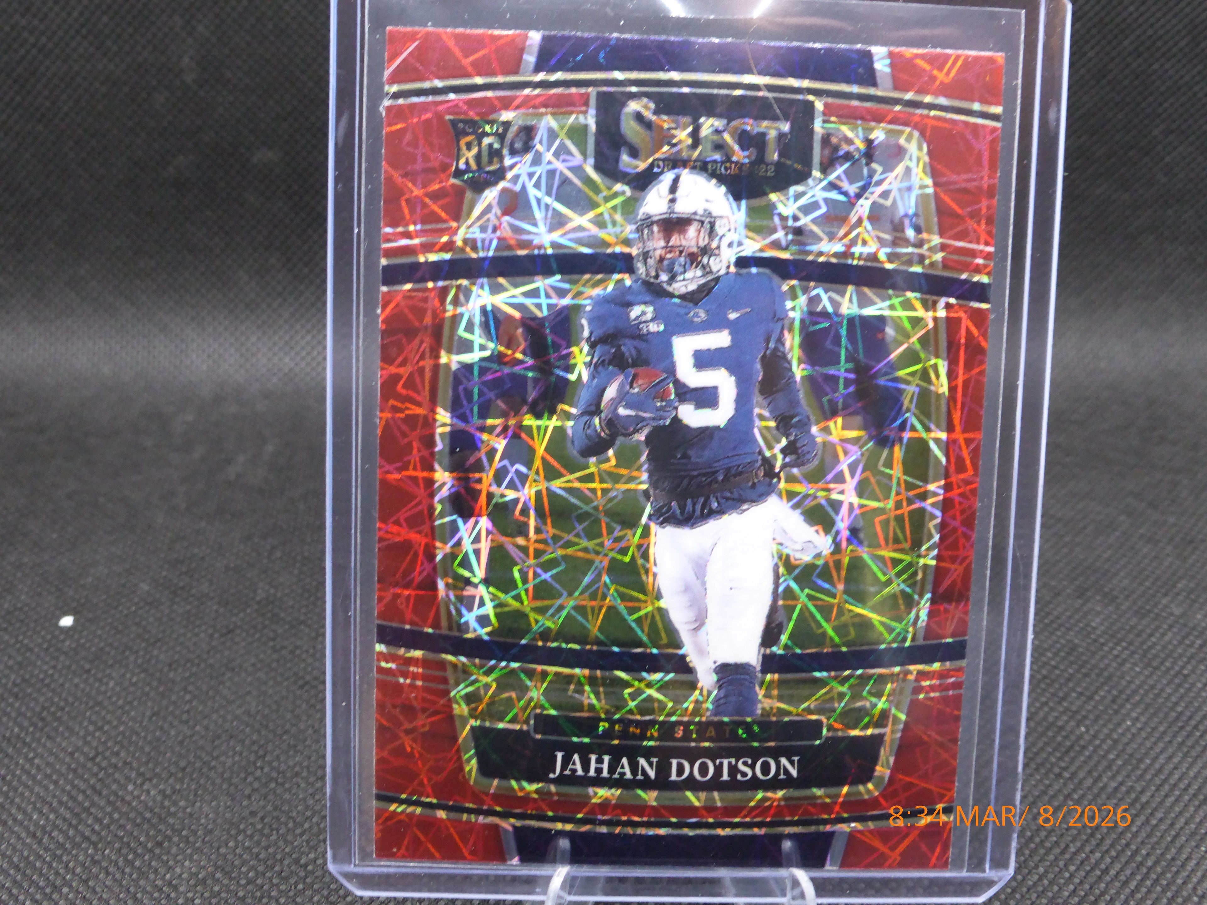22 Select Draft Picks Jahan Dotson #87 Red Concourse Lazer