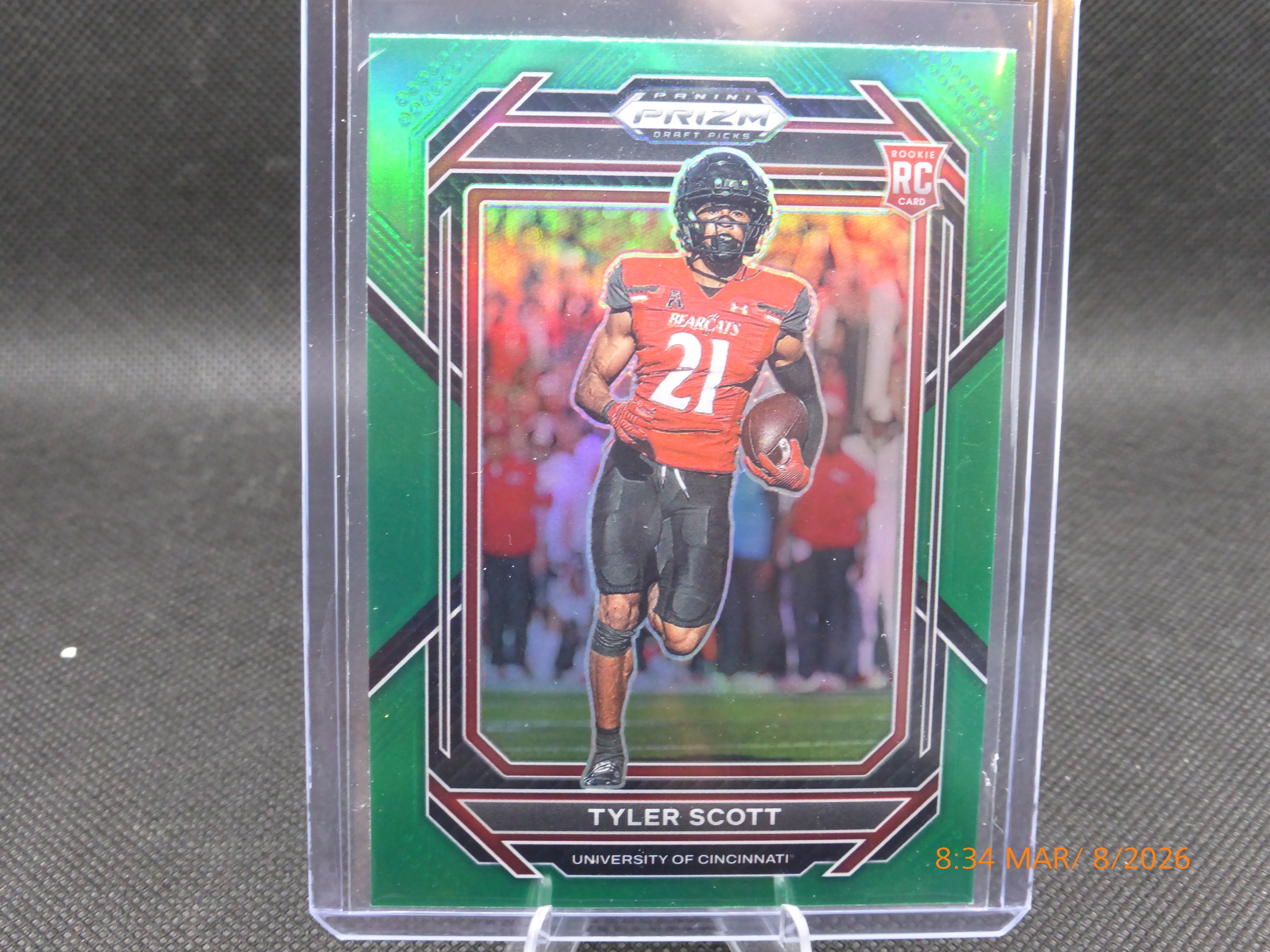23 Prizm Draft Picks Tyler Scott #154 Green Prizm