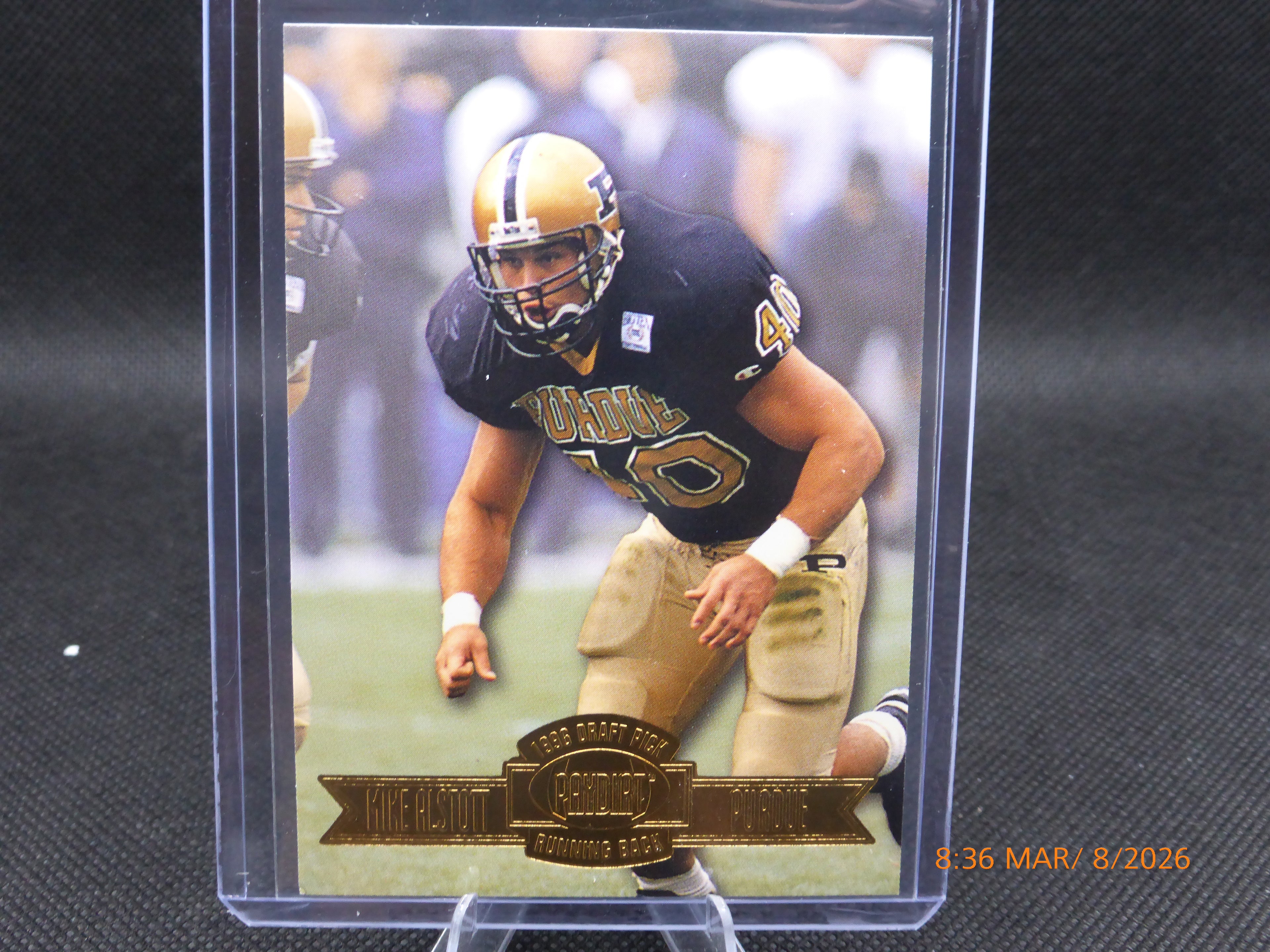 96 Press Pass Draft Pick Mike Alstott #58