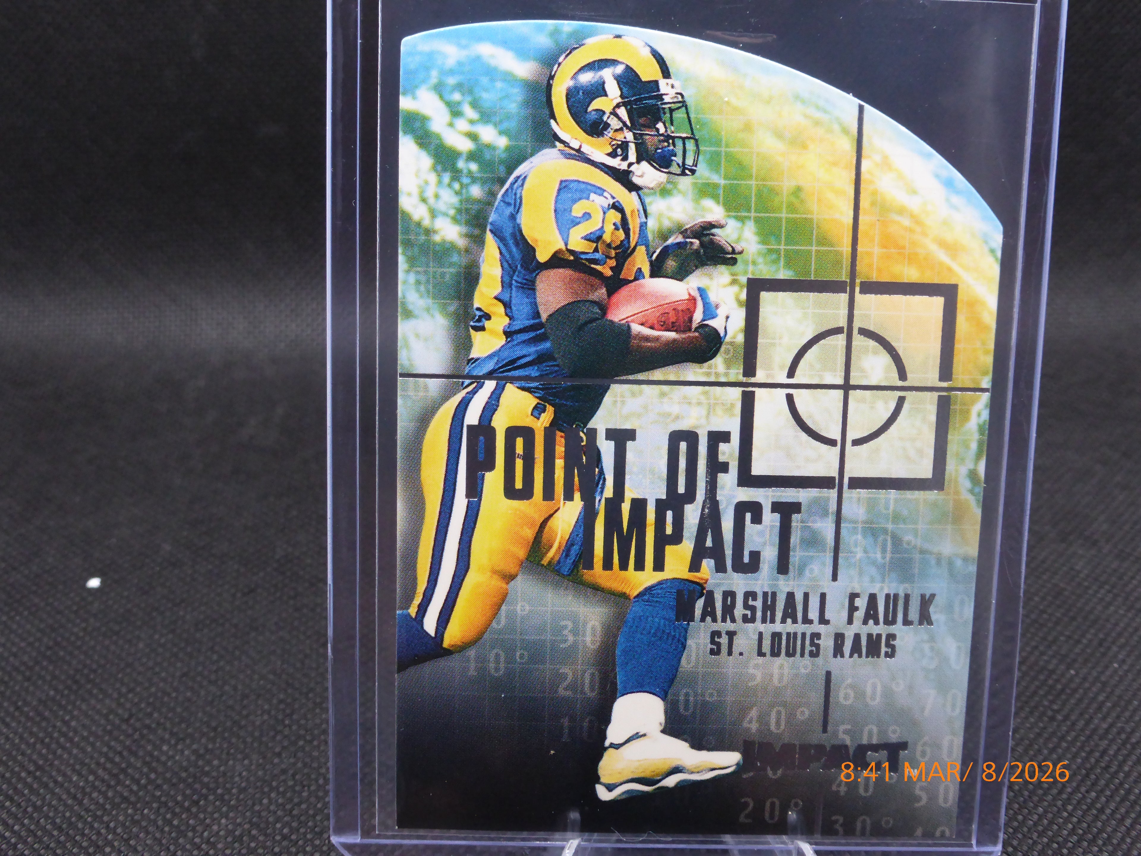 2000 Impact Marshall Faulk #4 of 10 PI Point of Impact