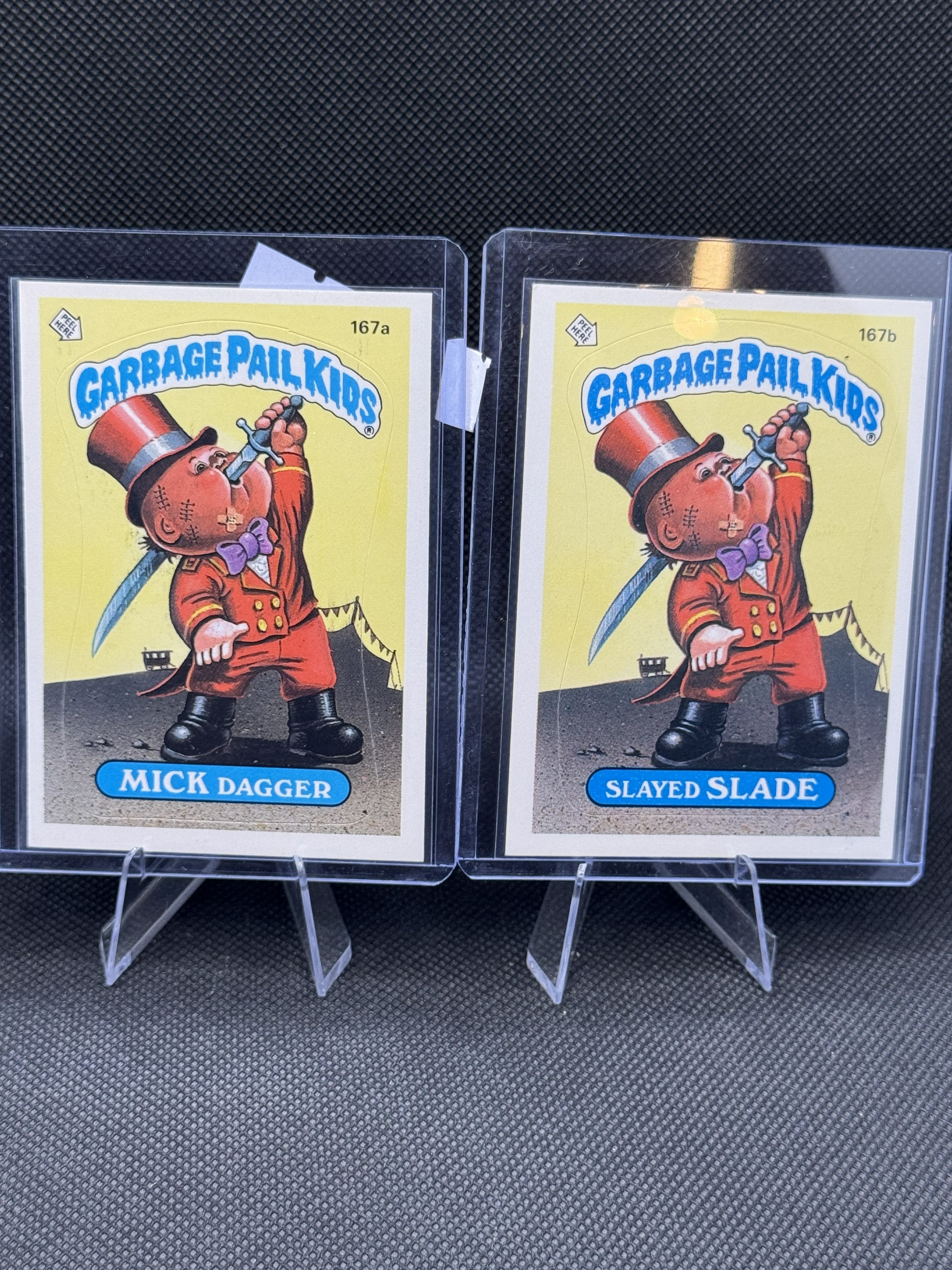 1986 Slayed Slade #167b & Mick Dadder #167a