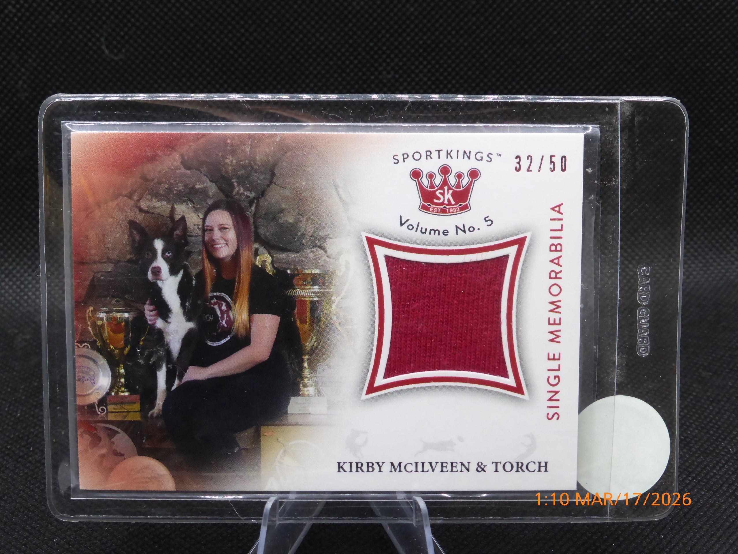 SportKings Kirby McIlveen & Torch #SM-KM&T 32/50 Patch