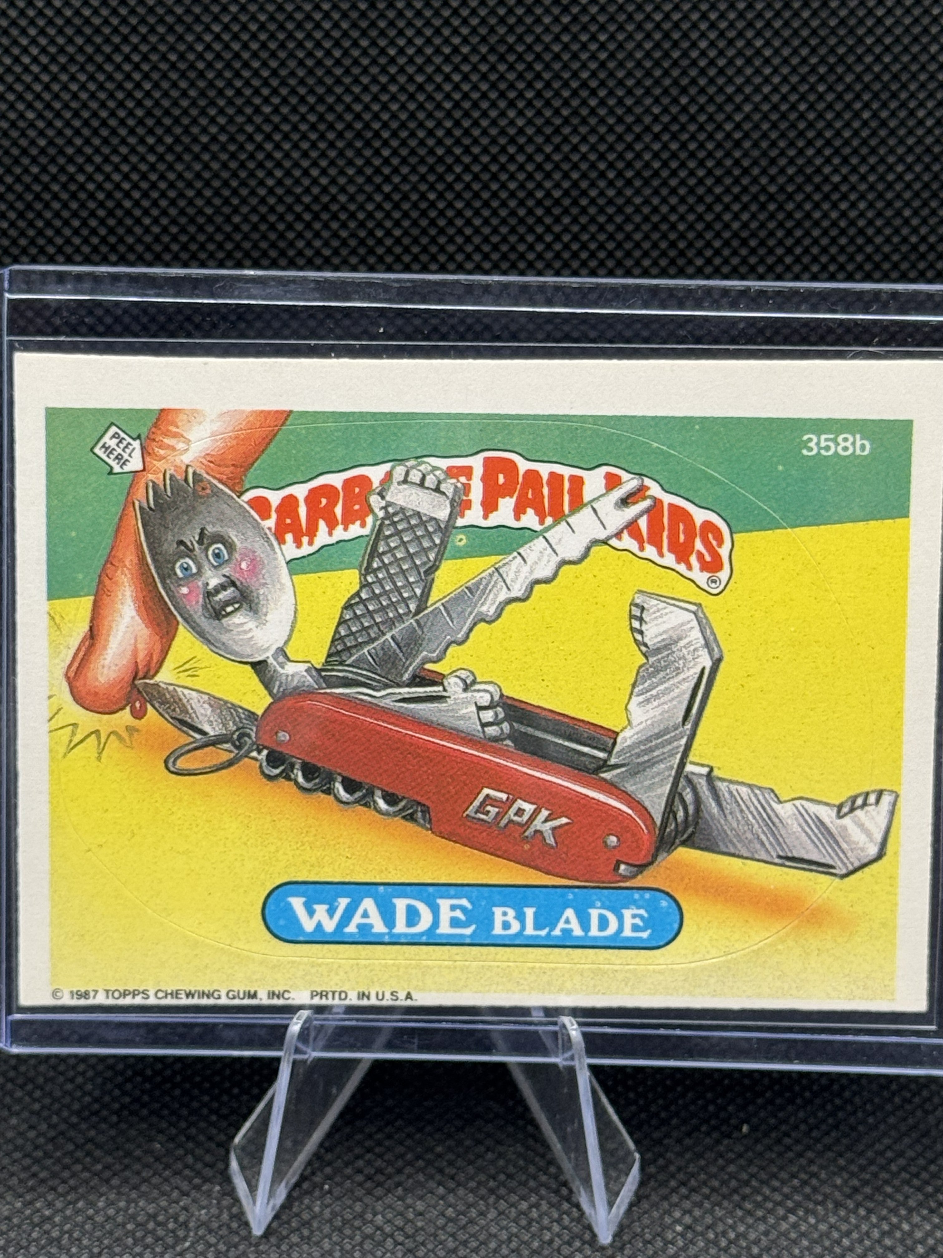 1986 Wade Blade #358b